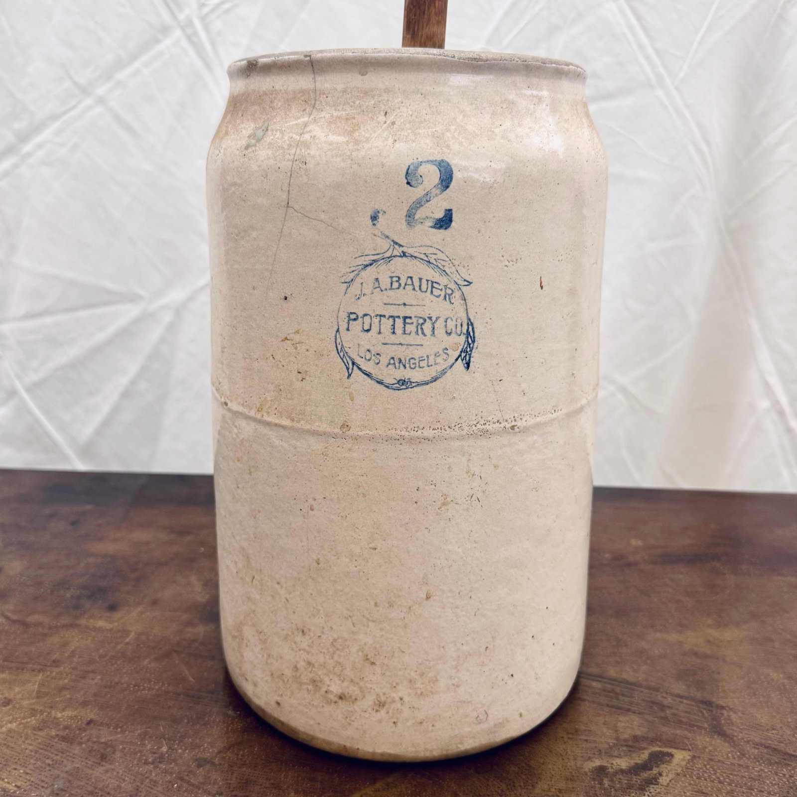J.A. Bauer Pottery Butter Churn (1 of 8)