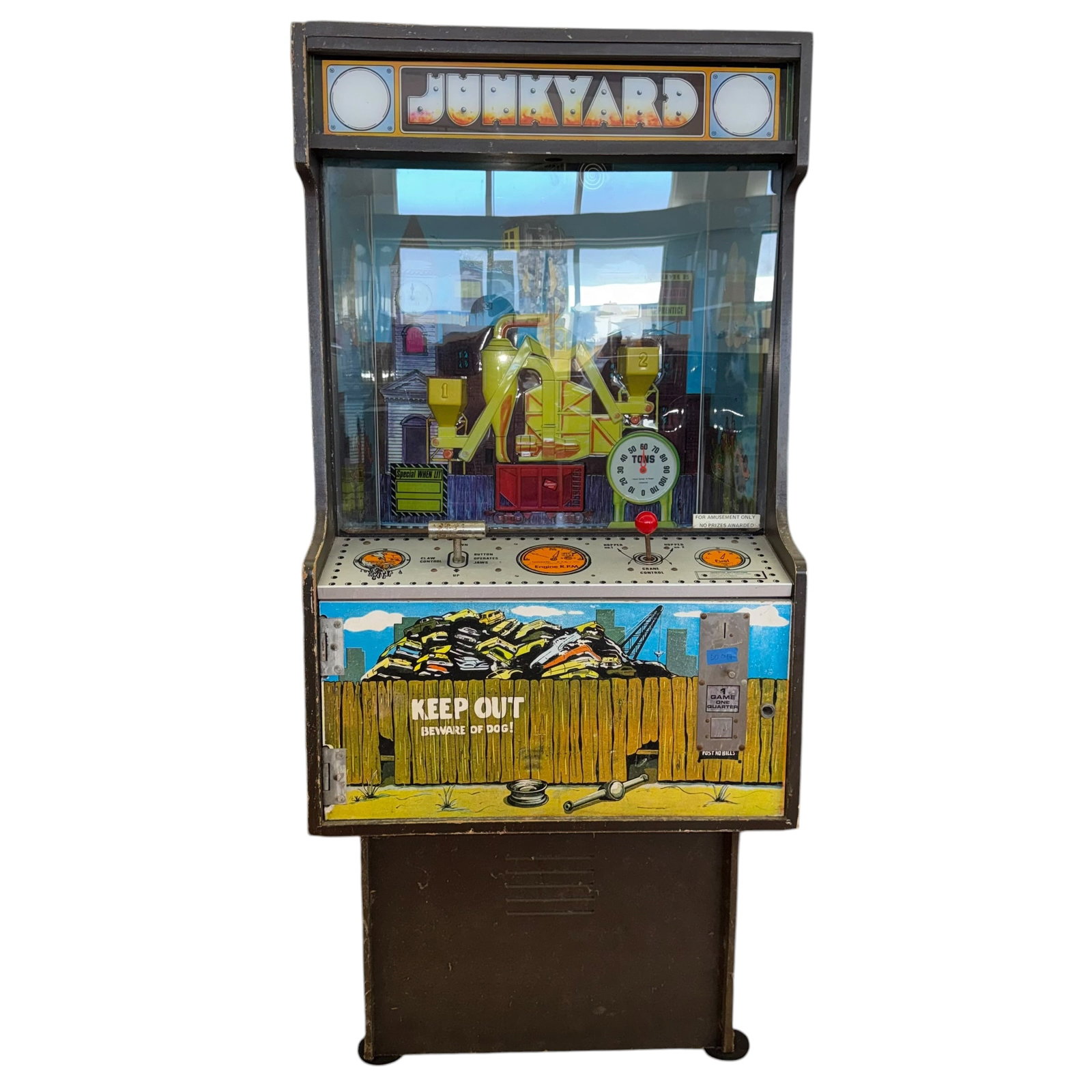 Vintage 1970s "Junkyard" Coin-Operated Mechanical Claw Machine (1 of 7)