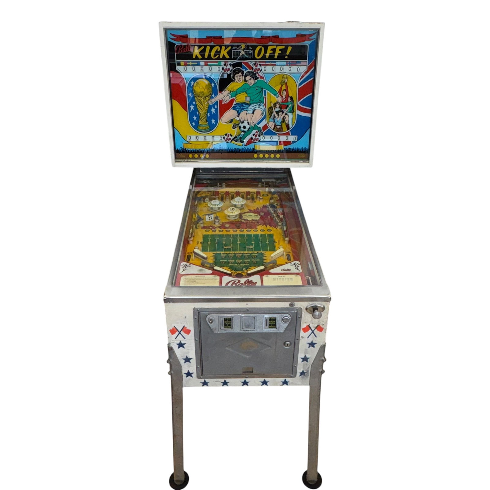 Vintage 1976 Bally "Kick Off" Pinball Machine (1 of 6)