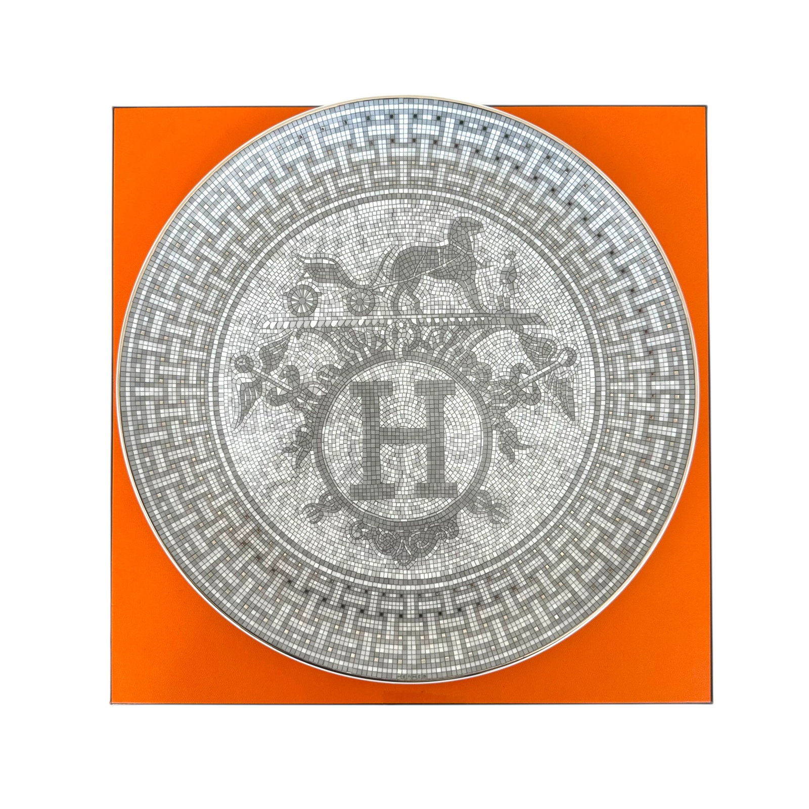 Hermes Mosaique au 24 Platinum Tart Platter (1 of 5)