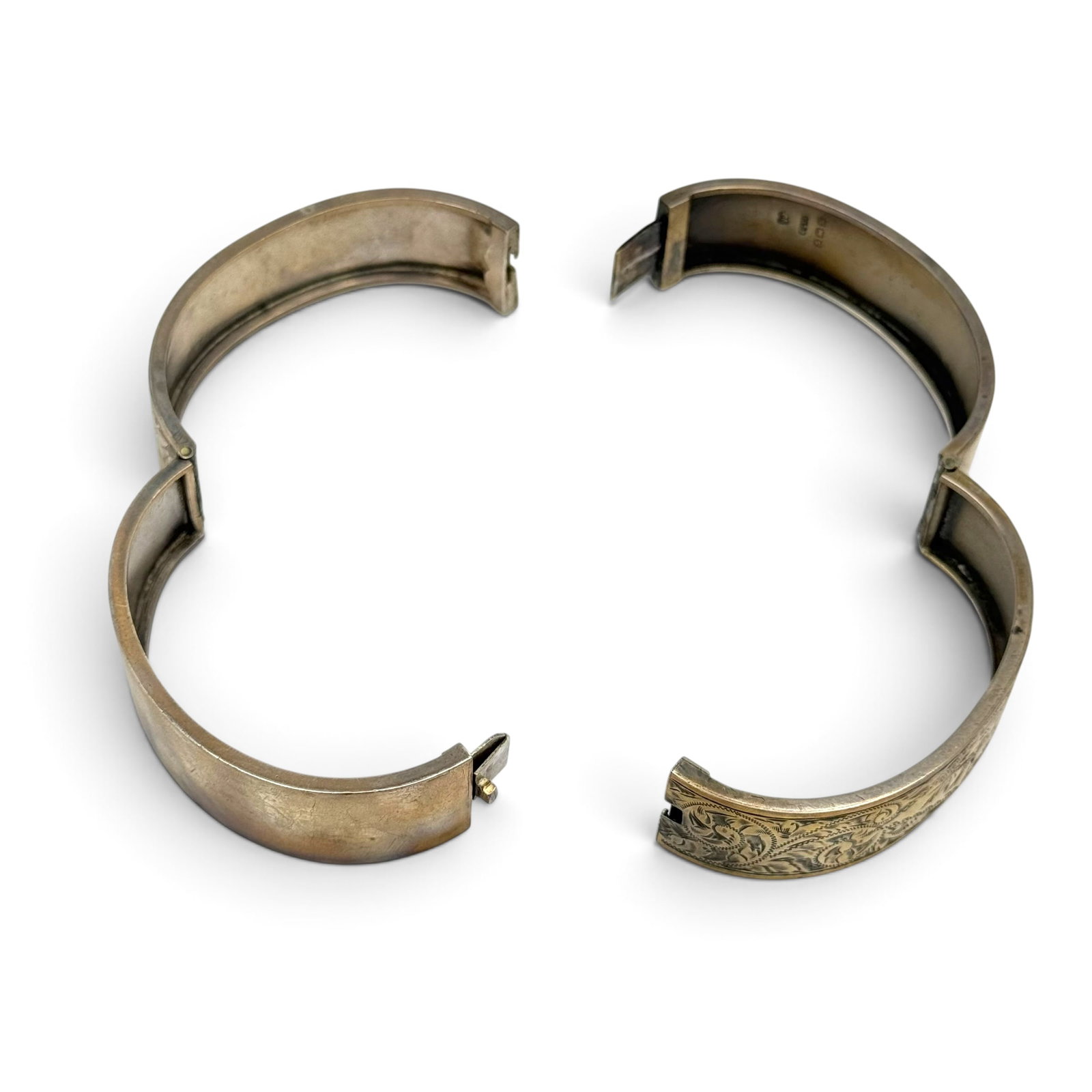 Two Victorian Sterling Silver Bracelets - 3