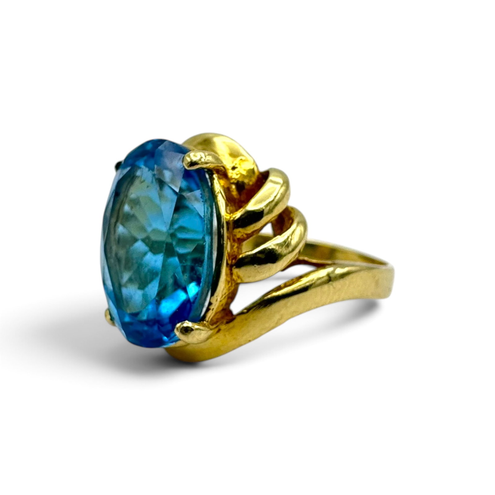 Topaz, 14k Yellow Gold Ring - 2