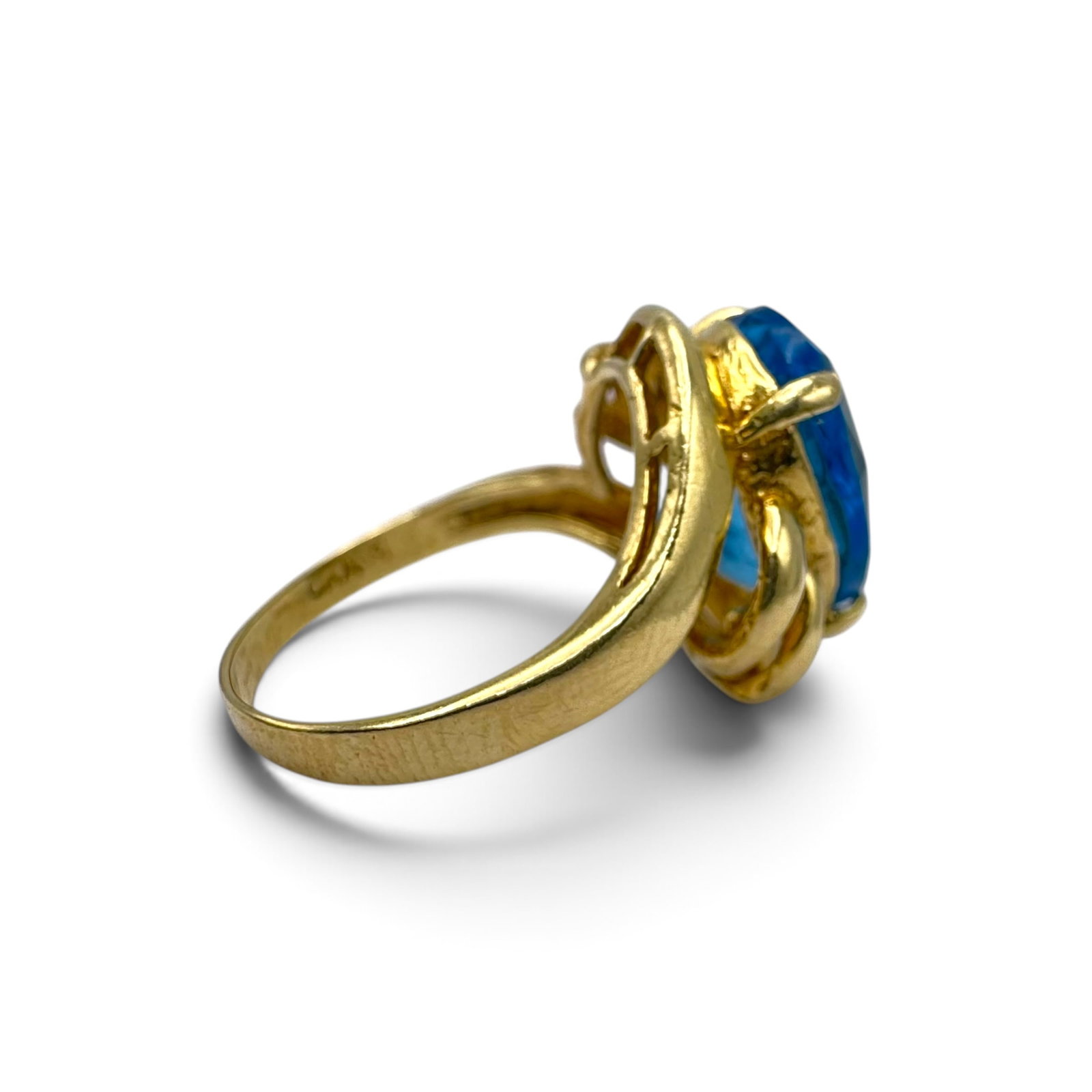 Topaz, 14k Yellow Gold Ring - 3