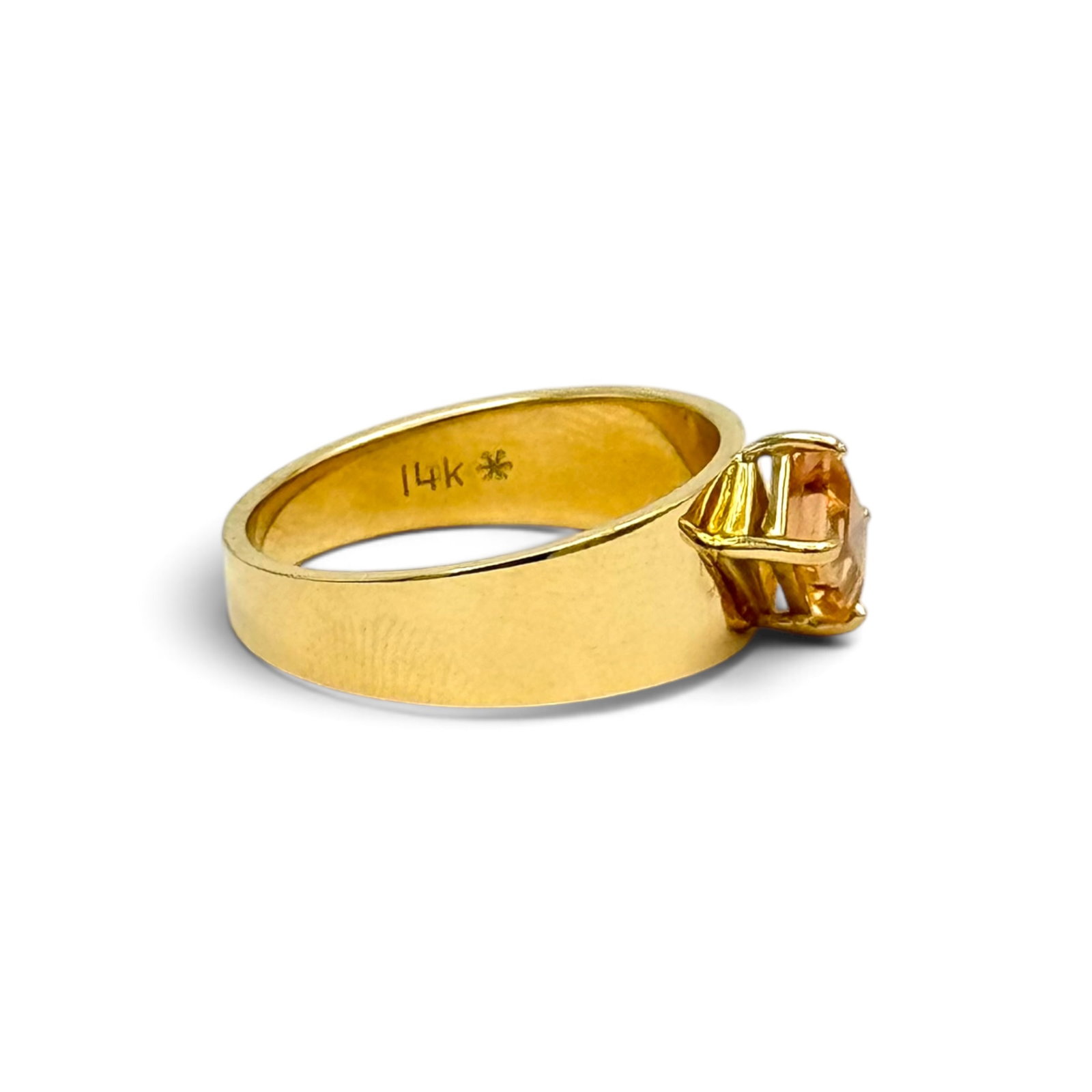 Topaz, 14k Yellow Gold Ring - 4