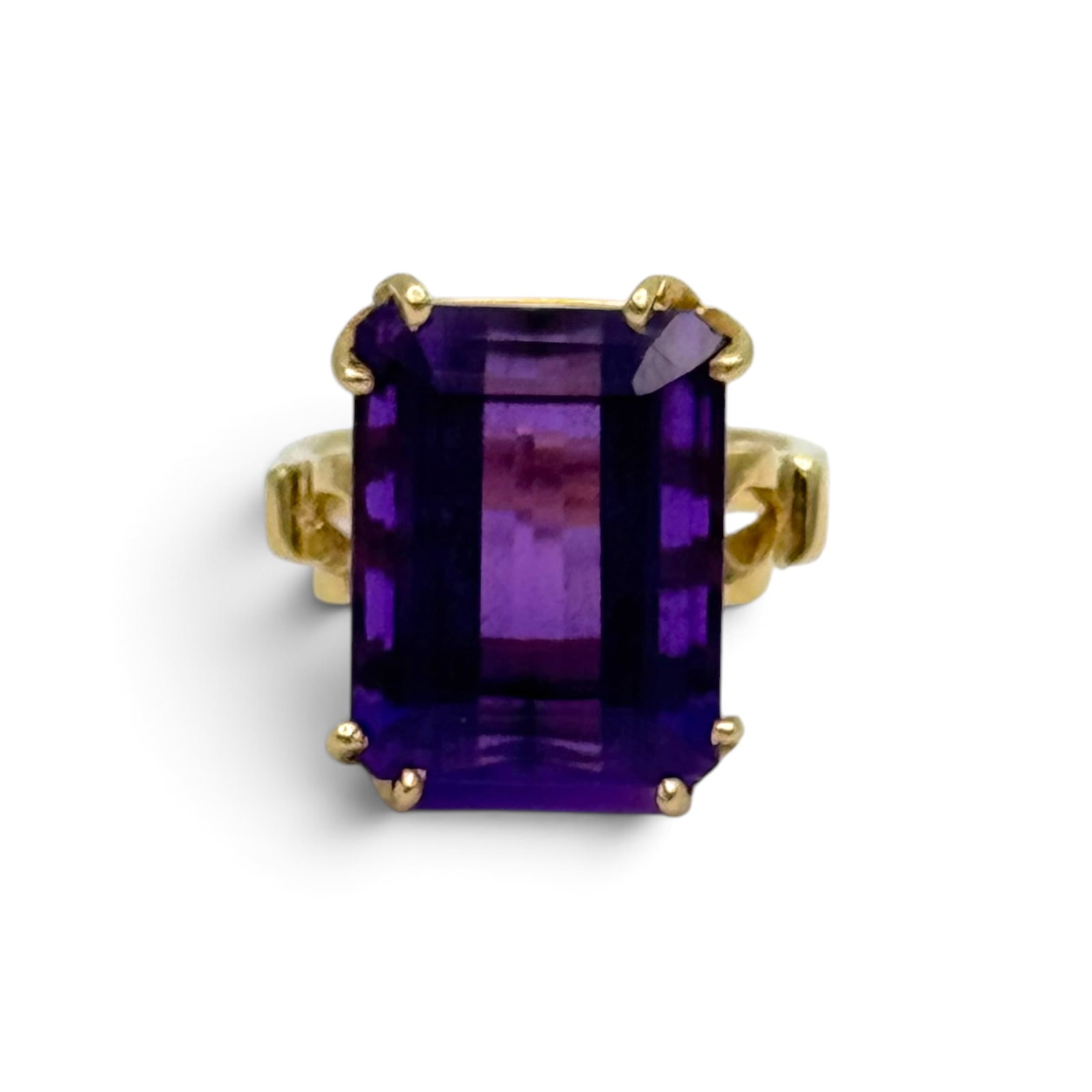 Amethyst, 14k Yellow Gold Ring (1 of 6)