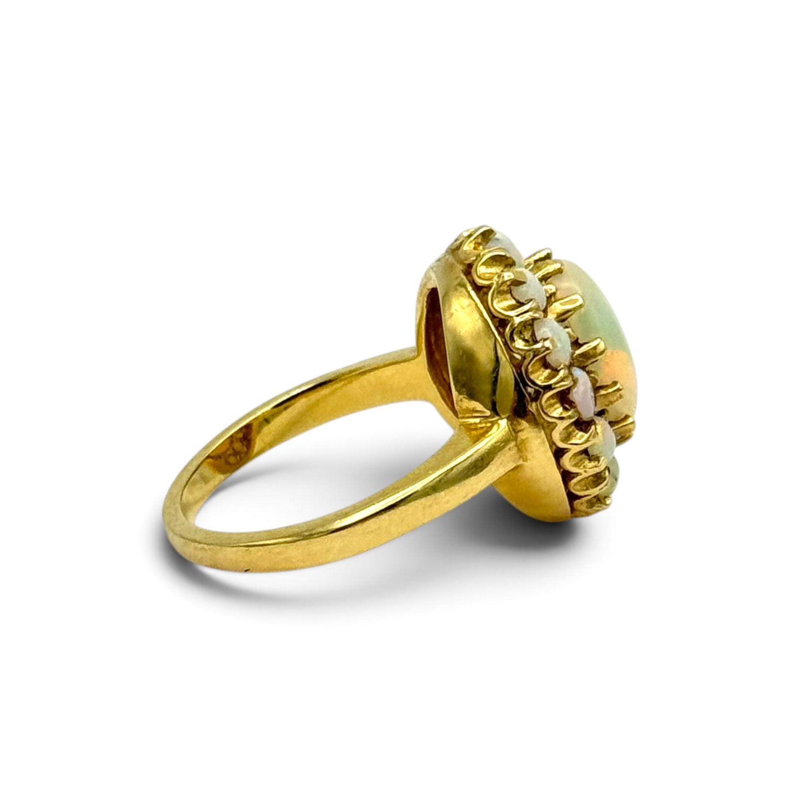 Opal, 14k Yellow Gold Ring - 2