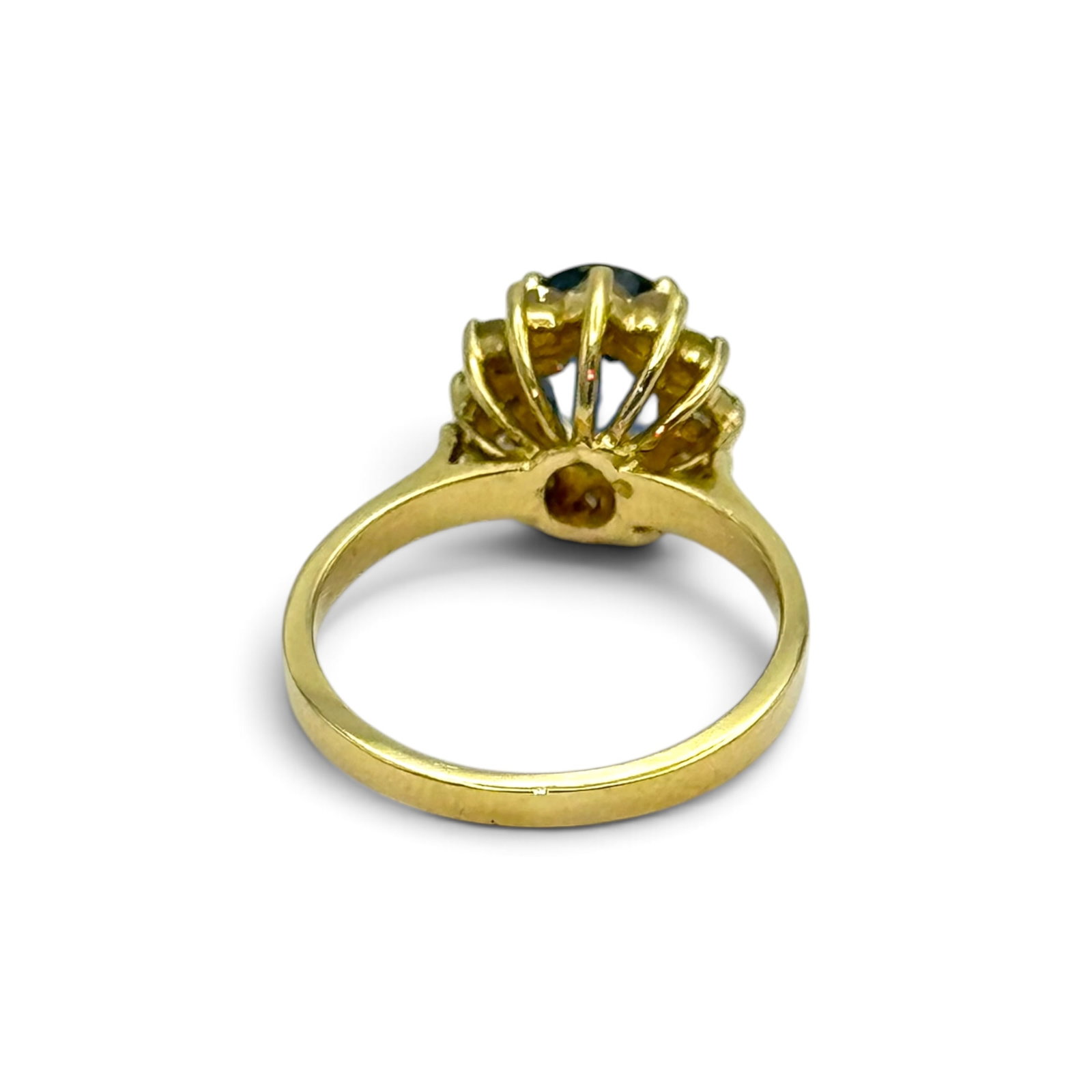 Sapphire, 14k White Gold Ring - 5