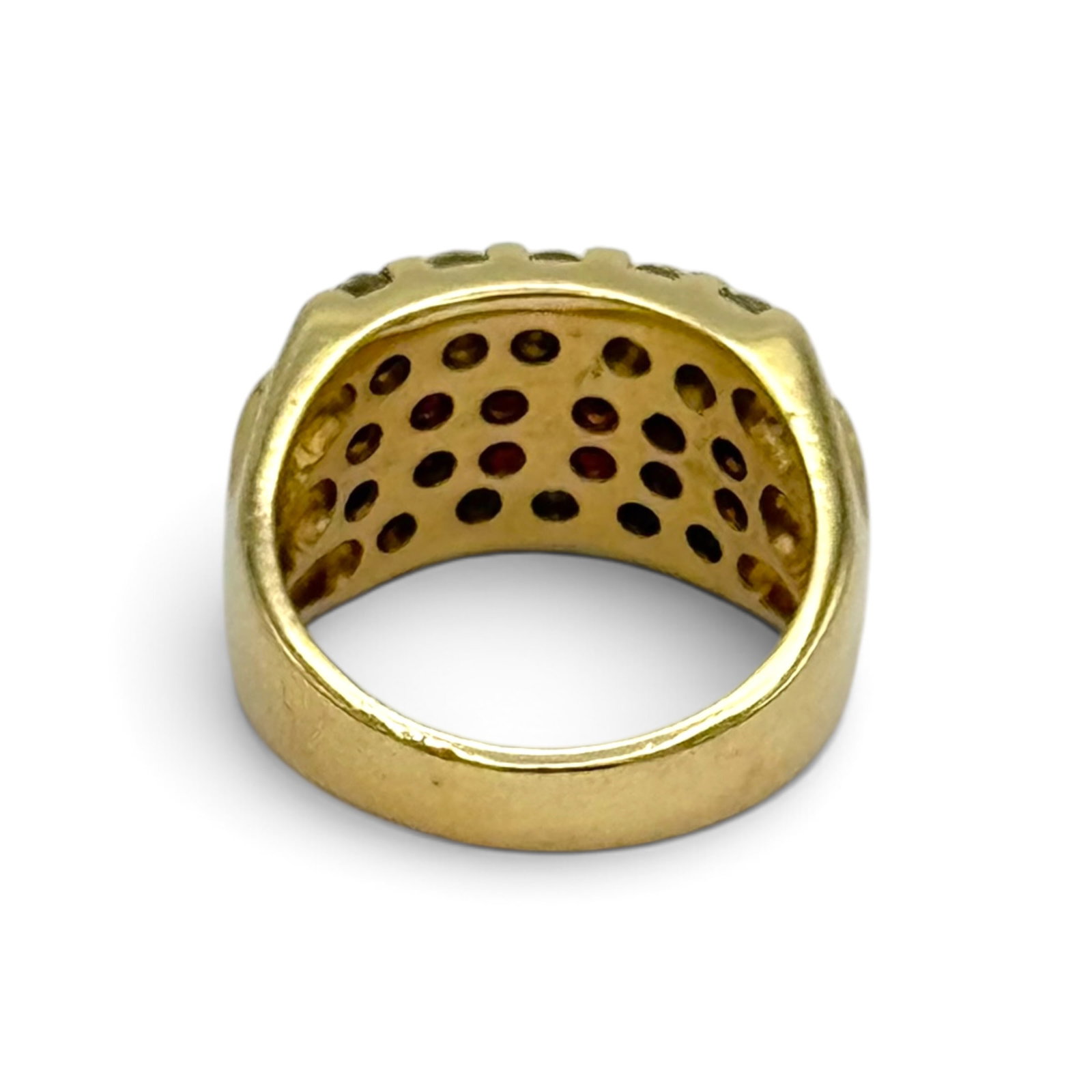 Ruby, Diamond, 14k Yellow Gold Ring - 4