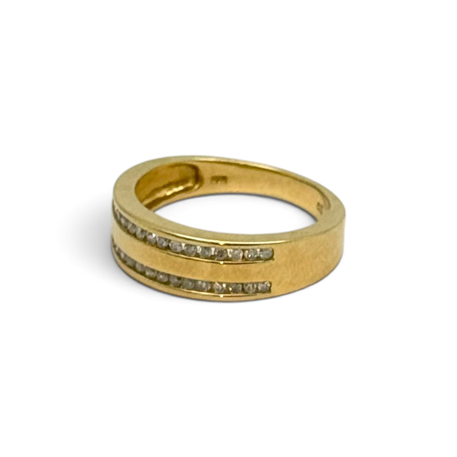 Diamond, 10k Yellow Gold Ring - 6
