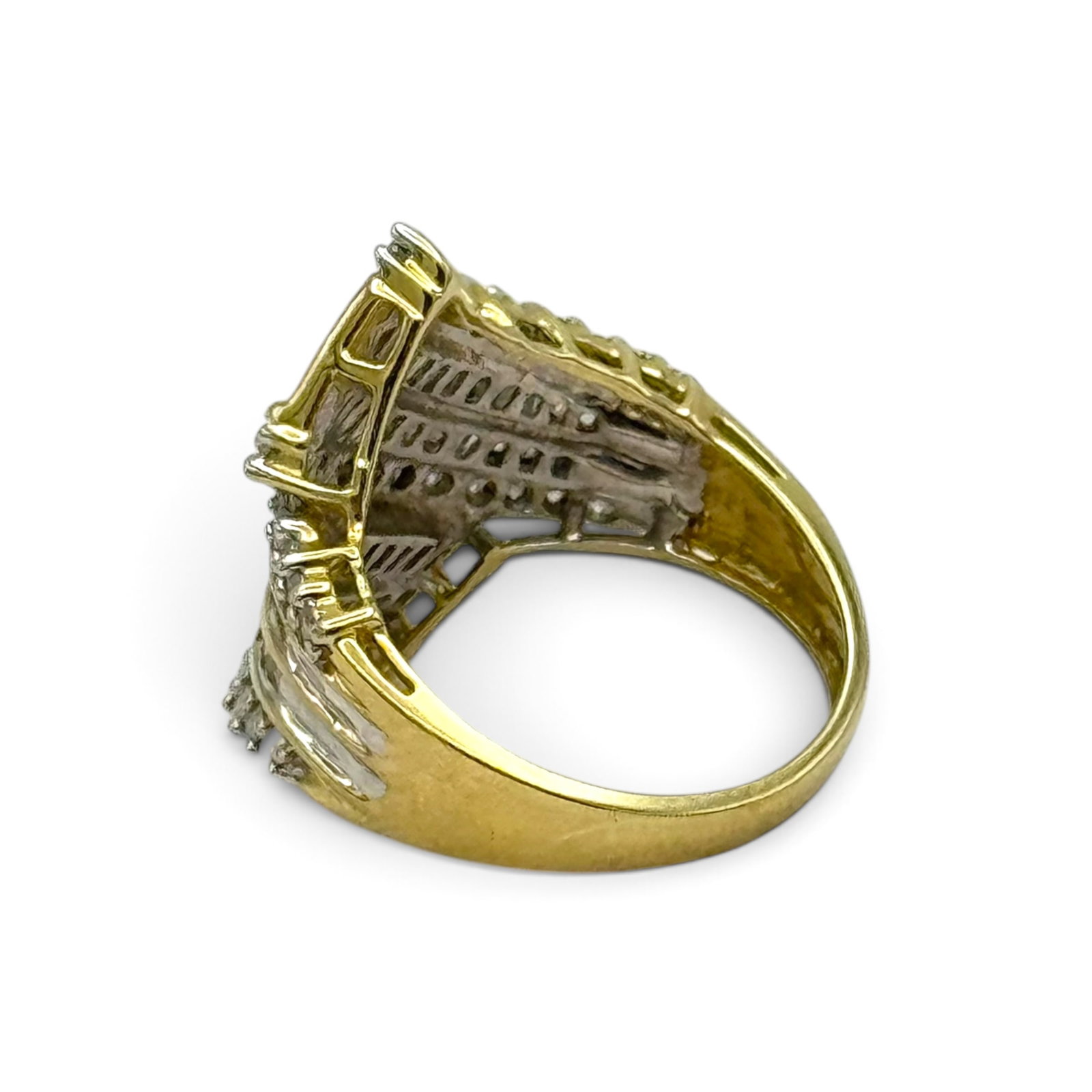 Diamond, 10k Yellow Gold Ring - 2