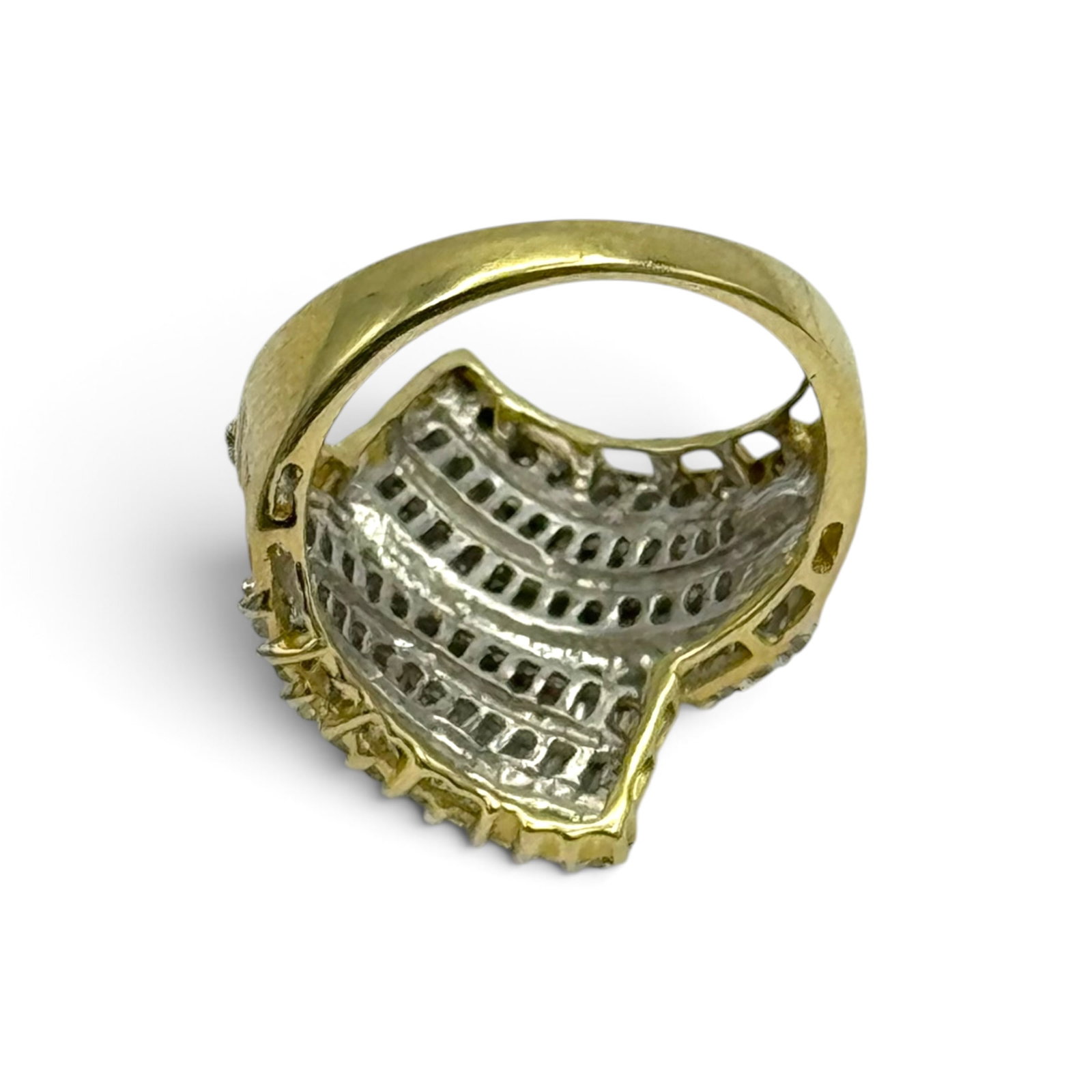 Diamond, 10k Yellow Gold Ring - 3