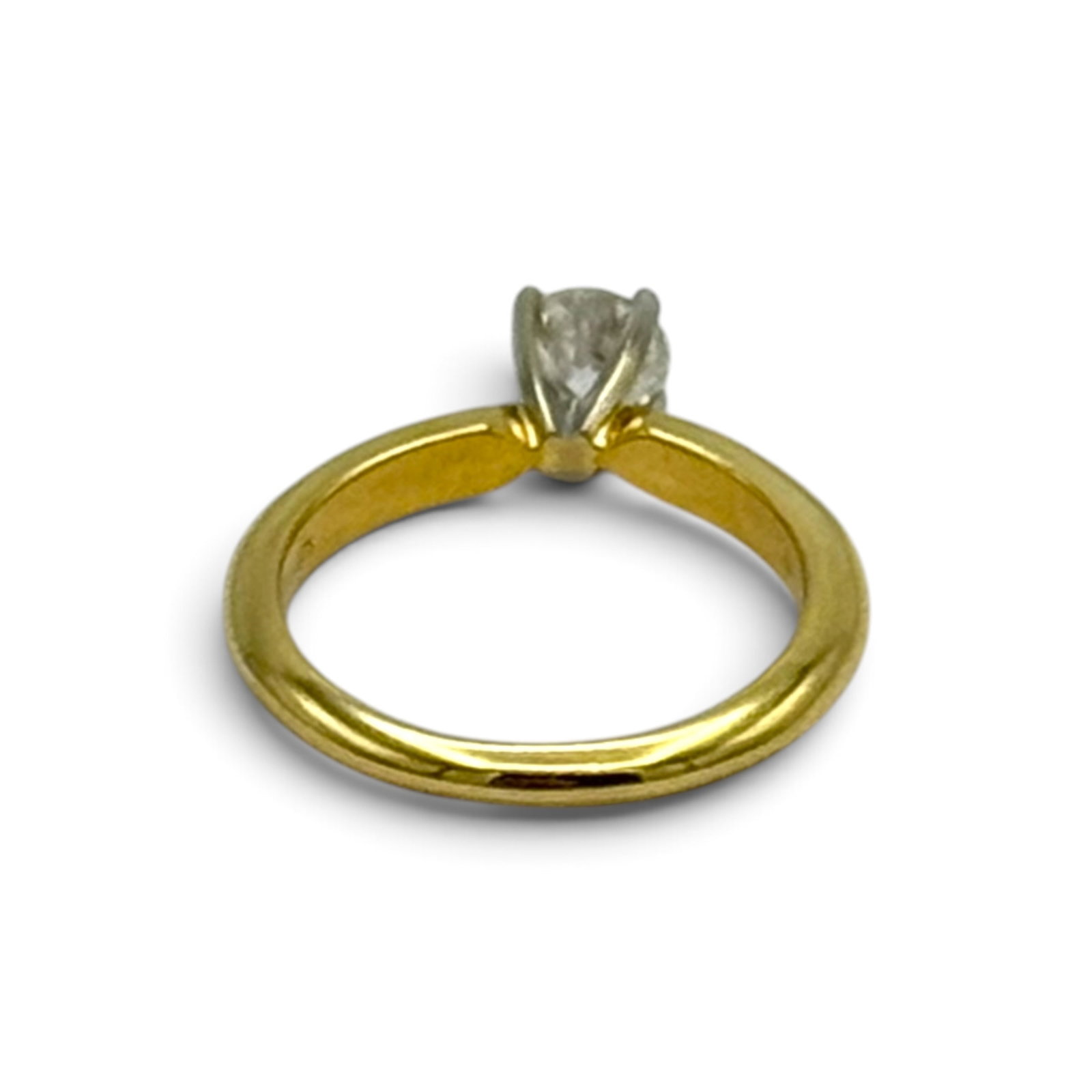 Diamond, 18k Yellow Gold Ring - 2