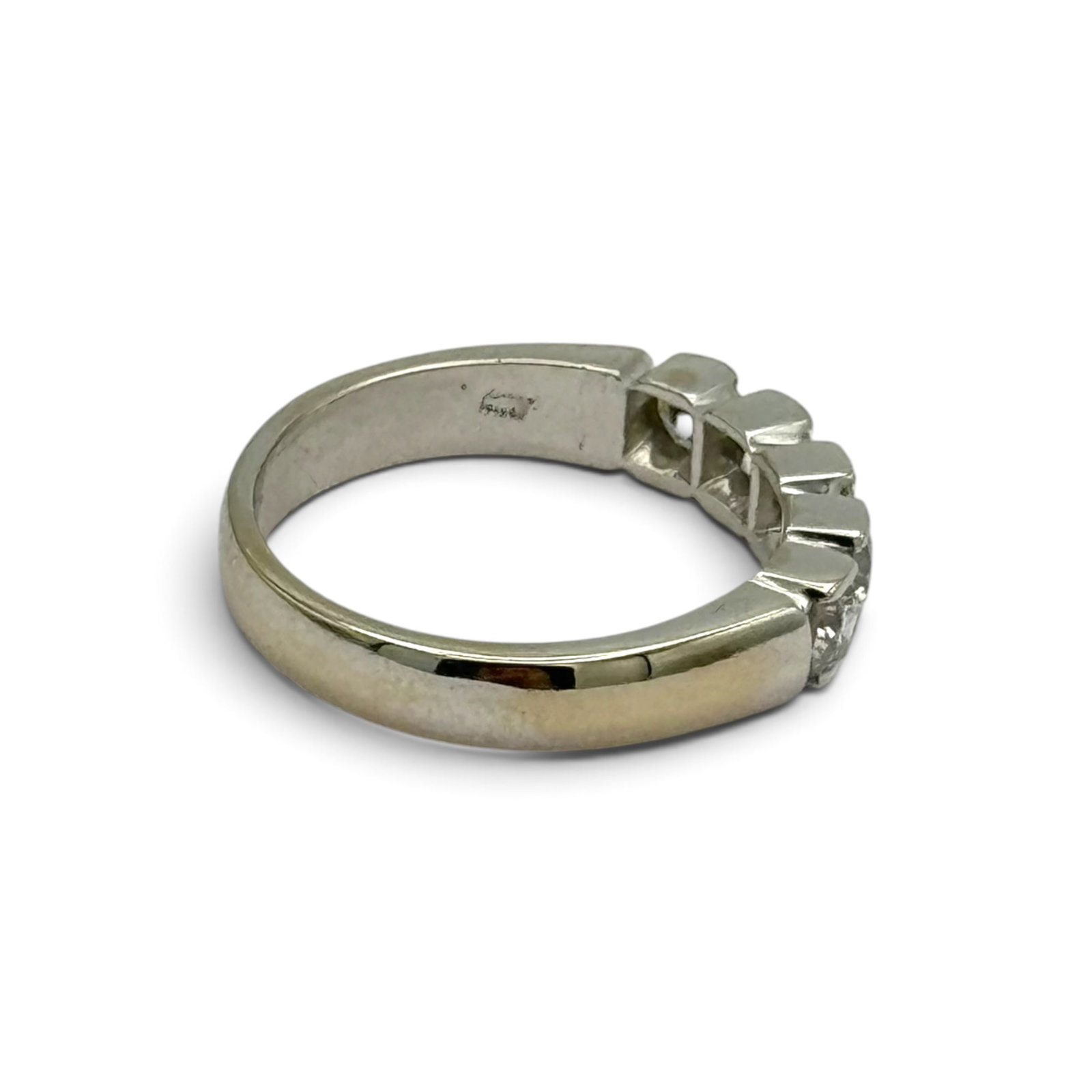 Diamond, 14k White Gold Ring - 2
