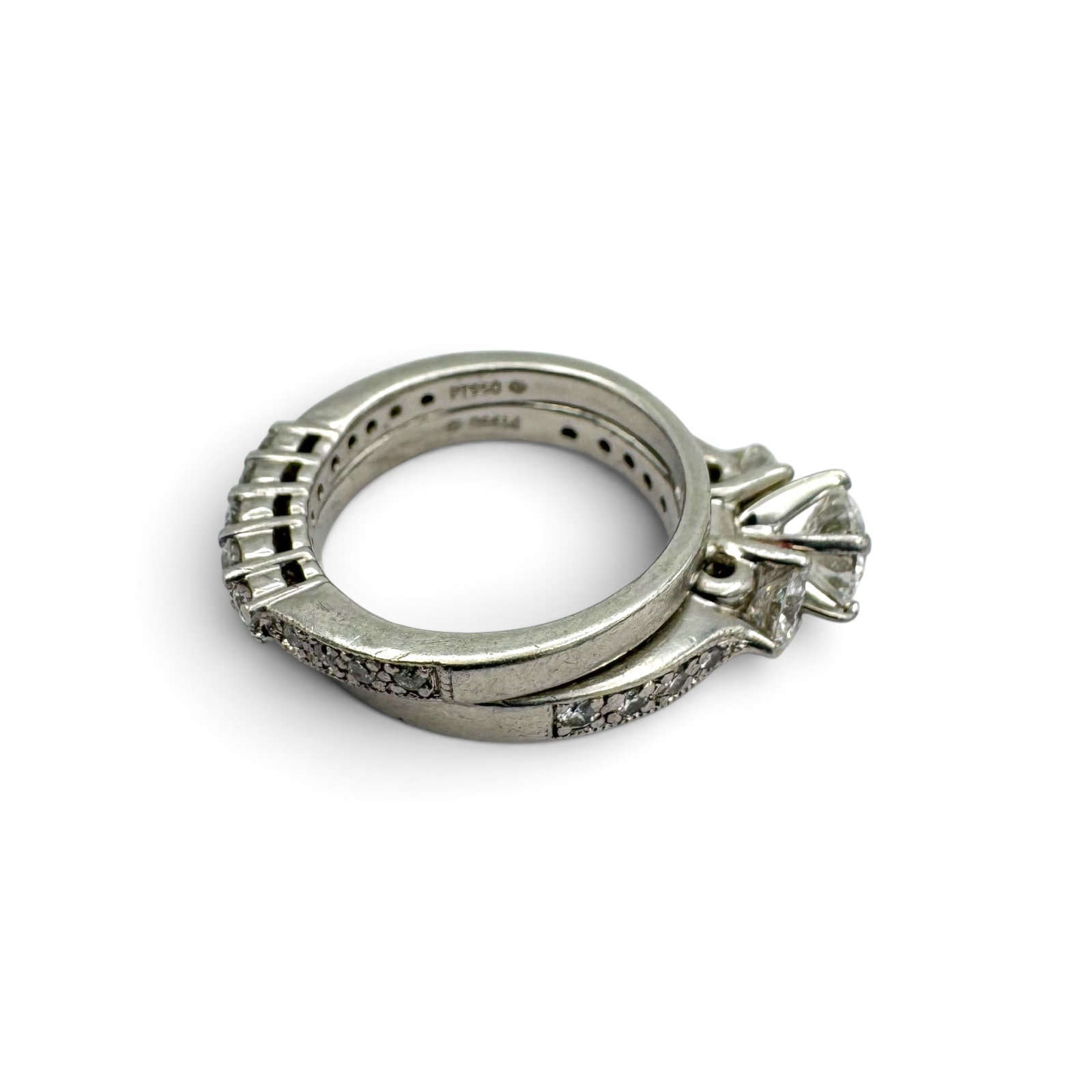 Diamond, Platinum Wedding Set - 2