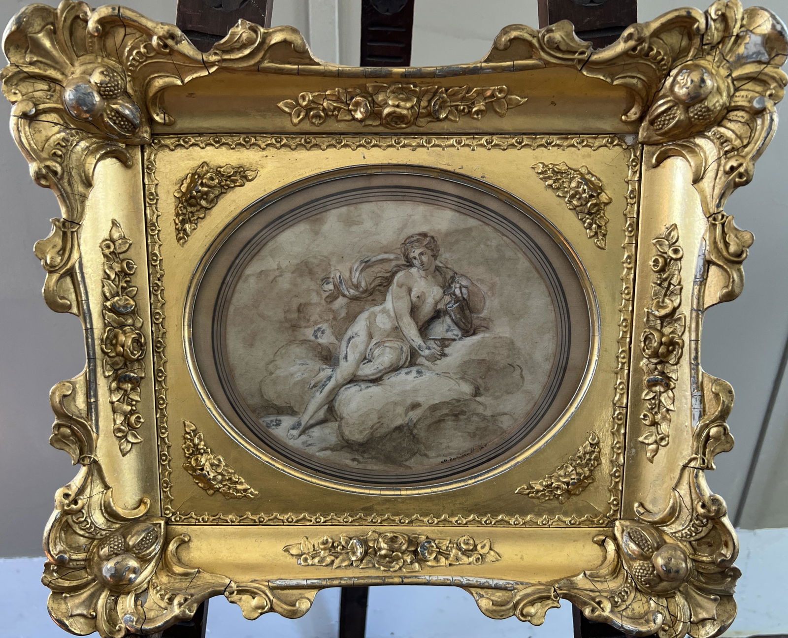 Mouriault Angel Scene Pastel (1 of 6)