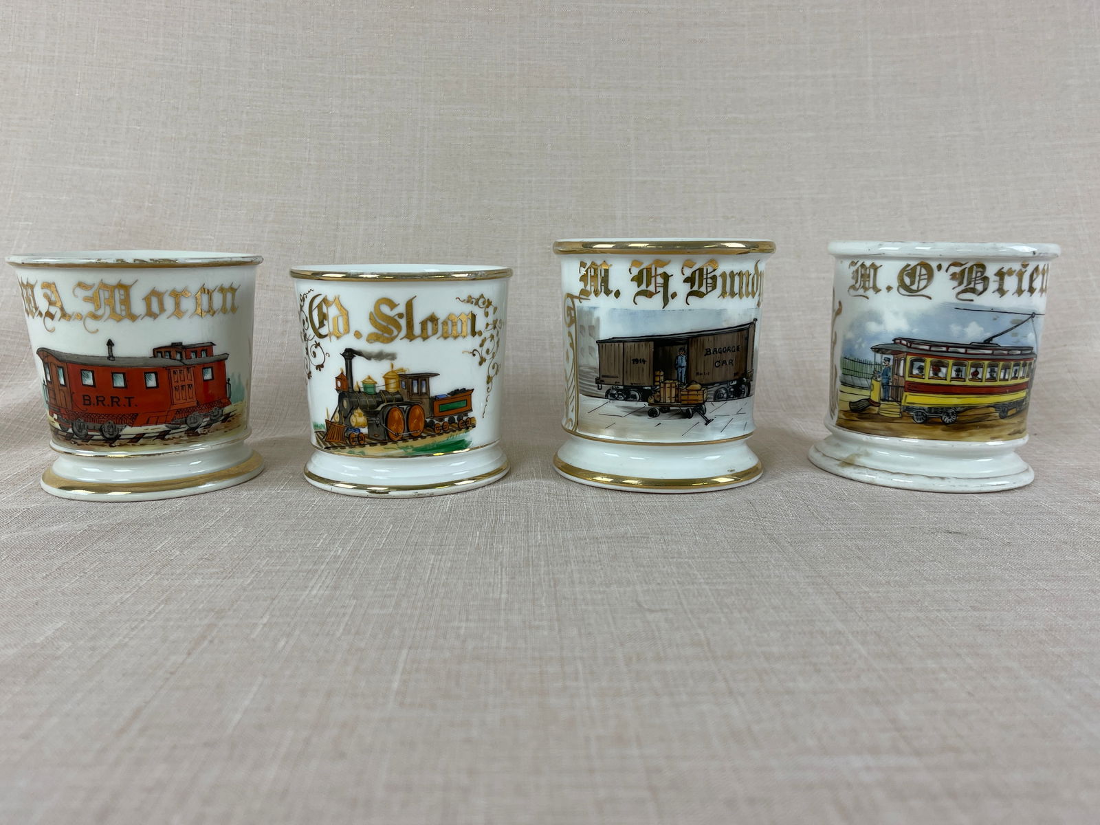 Train & Trolley Porcelain Occupational Shaving Mugs (1 of 20)