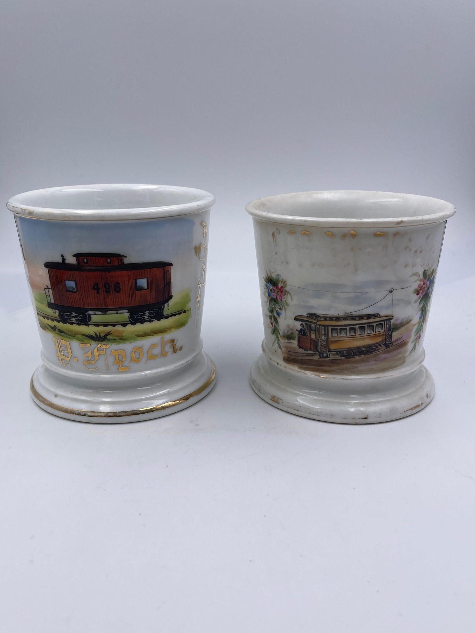 Caboose & Trolley Occupational Shaving Mugs (1 of 9)