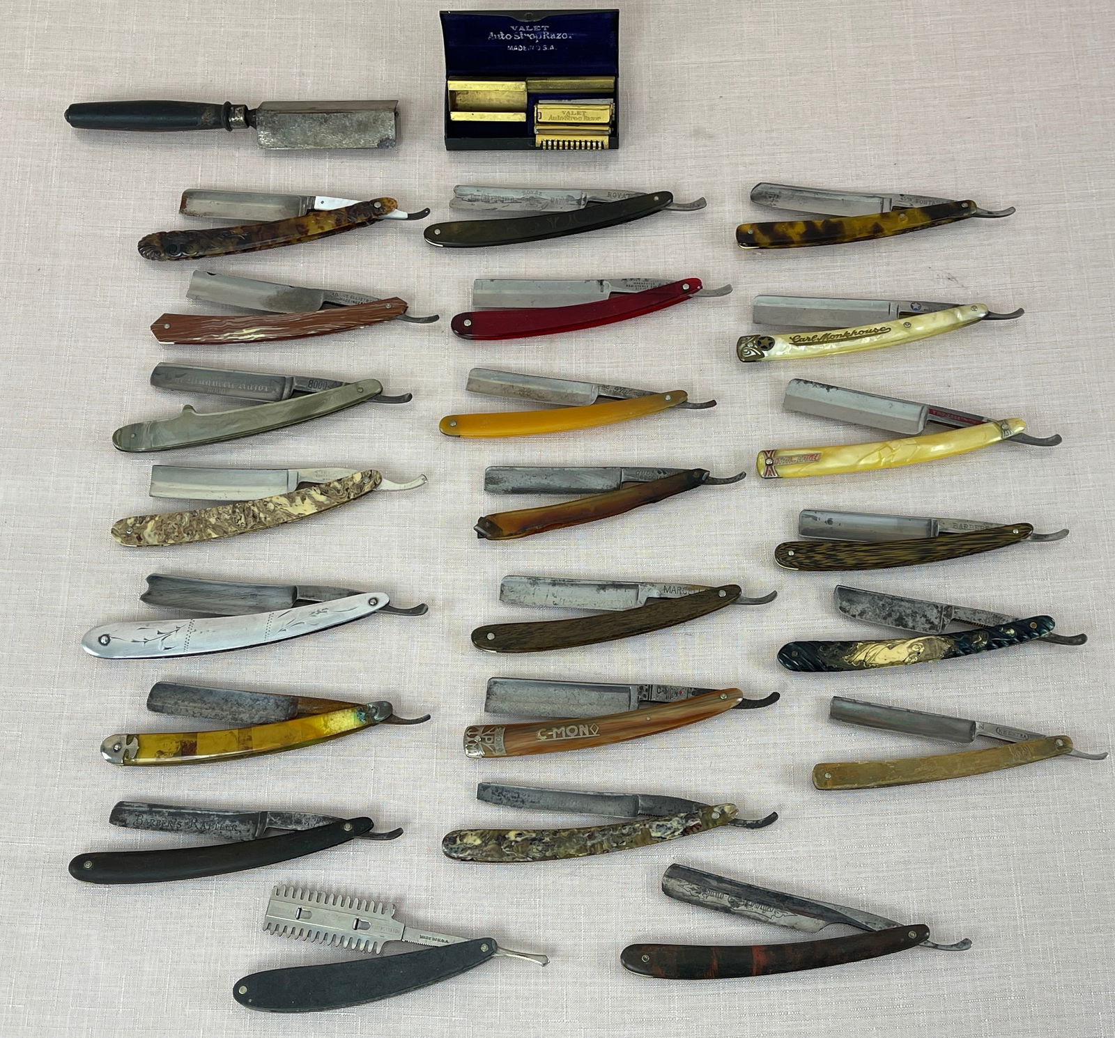 Collection of Antique Safety and Straight Razors (1 of 18)
