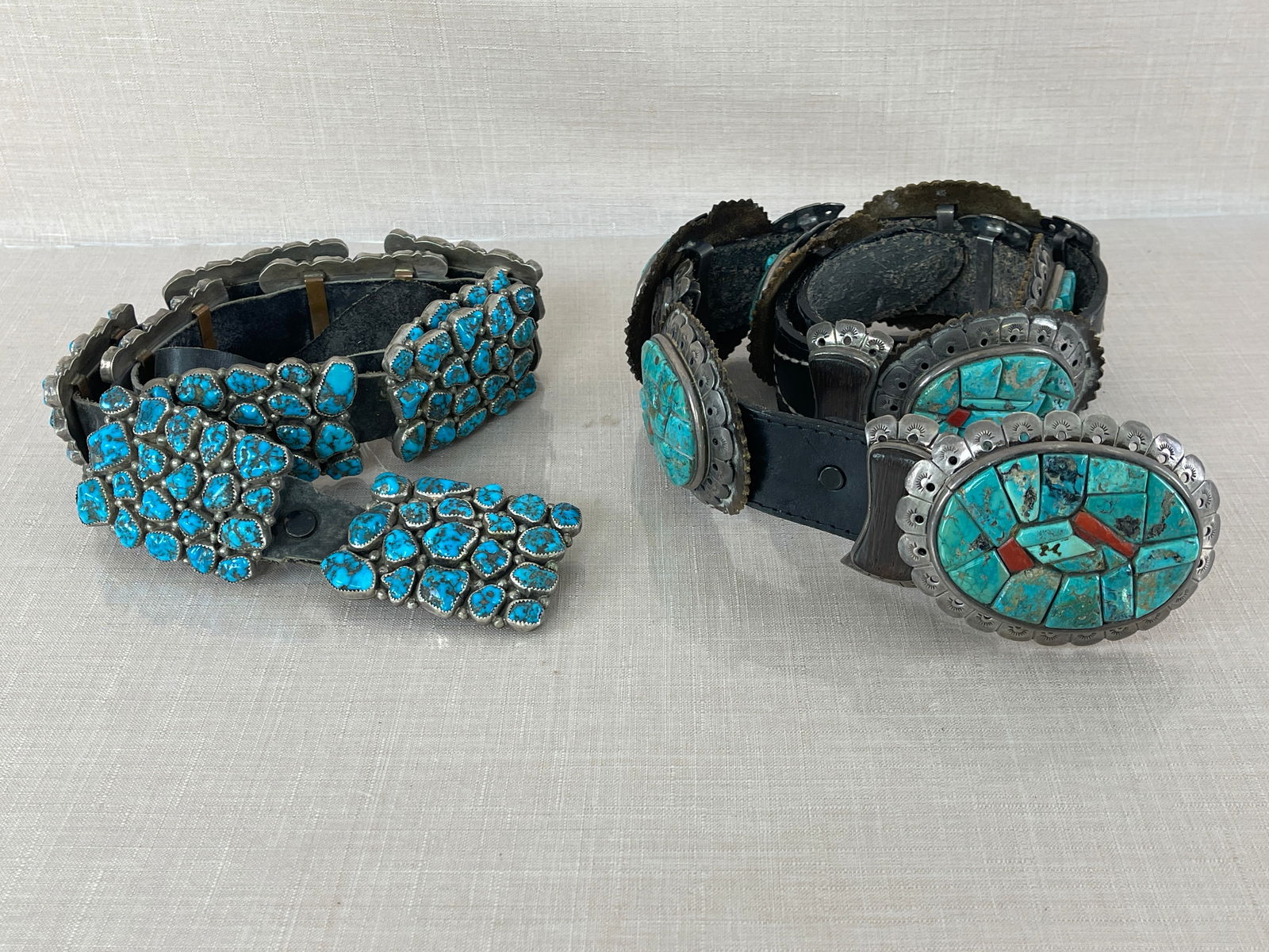 Southwest Sterling and Turquoise Concho Belts (1 of 15)