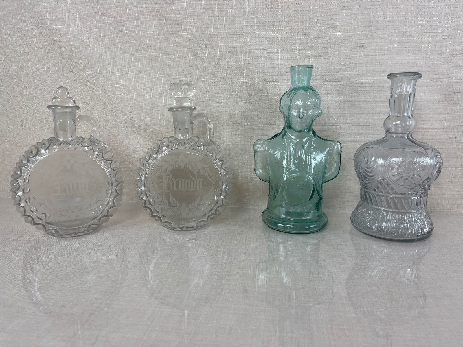 Antique Hand-Blown Bottles and Decanters (1 of 16)