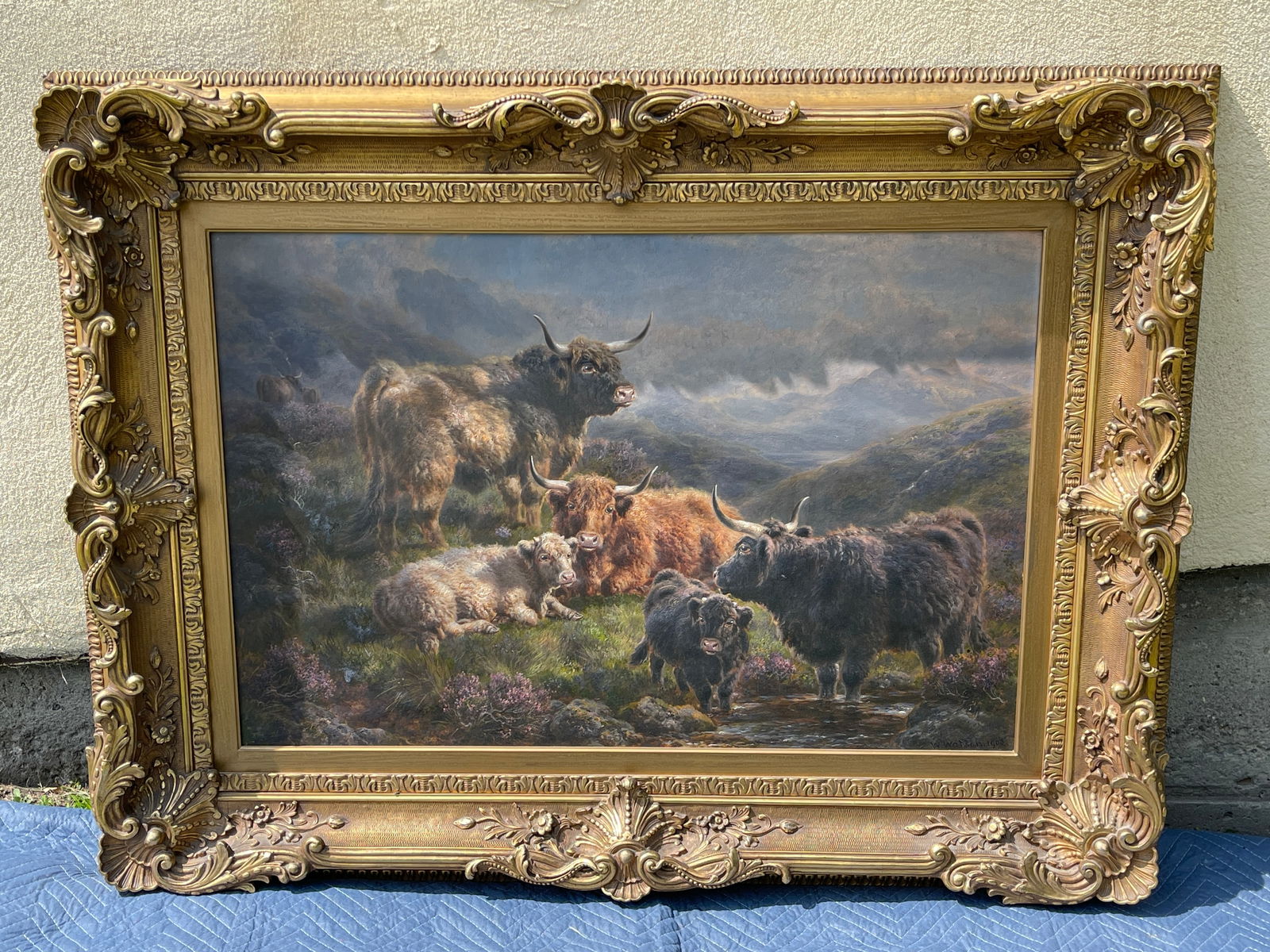 William Henry Watson "Scottish Highlanders", Oil on Canvas (1 of 17)