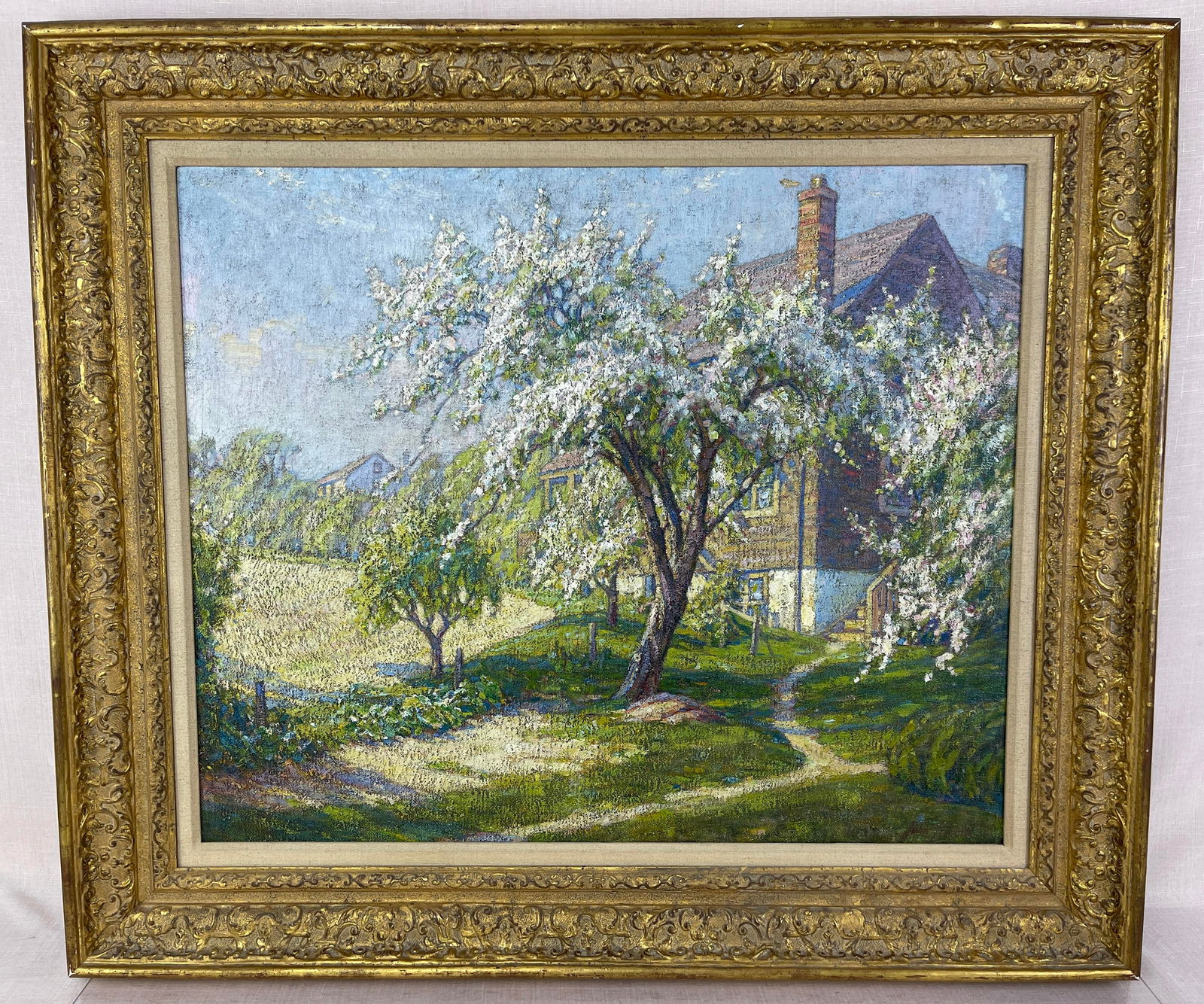 John J. Inglis "Trees in Bloom", Oil on Canvas (1 of 10)