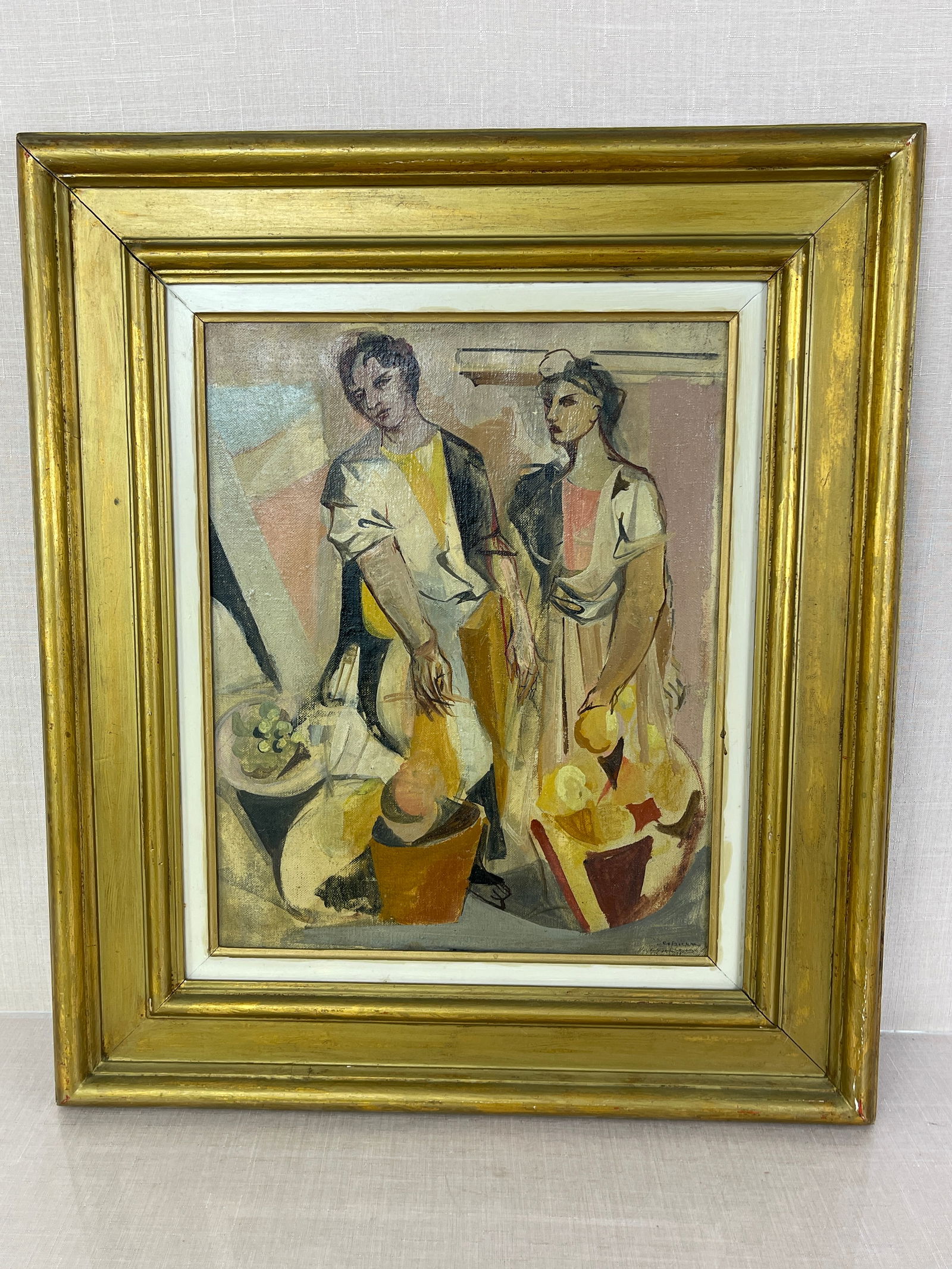 Jacques Despierre Expressionist Figures, Oil on Canvas (1 of 8)