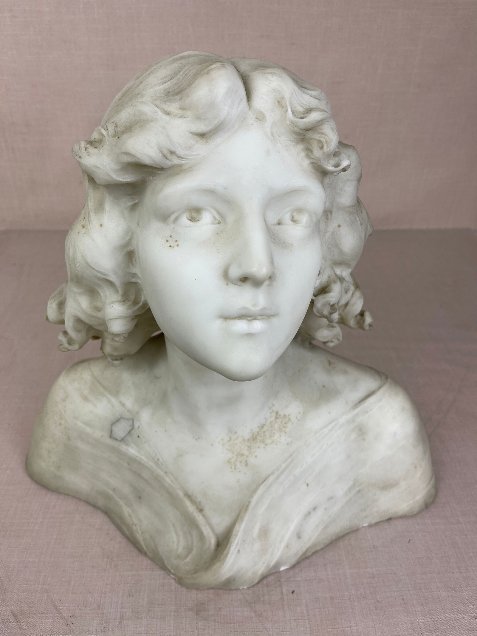 Antonio Frilli, Marble Bust of a Woman (1 of 12)