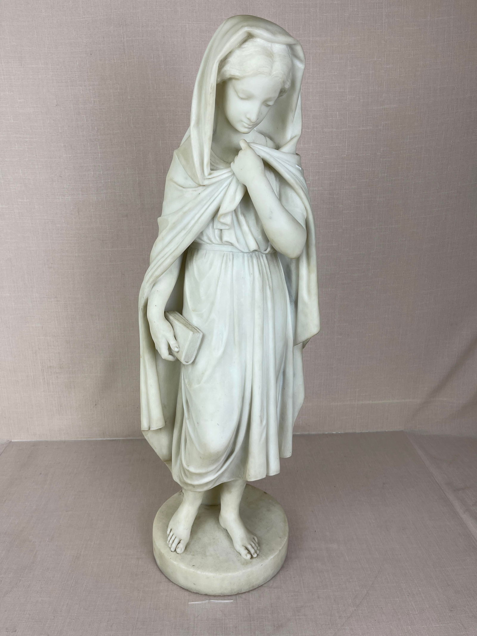 "Highland Mary" Marble Sculpture (1 of 13)
