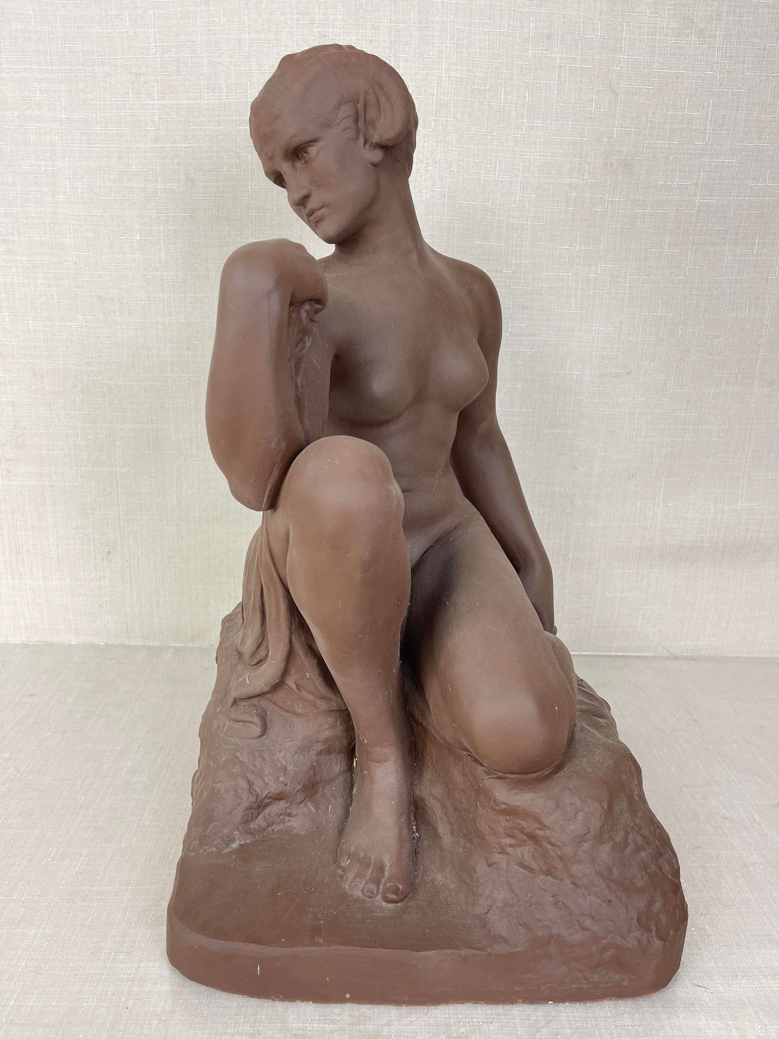 R. Rivoire Pottery Statue (1 of 6)