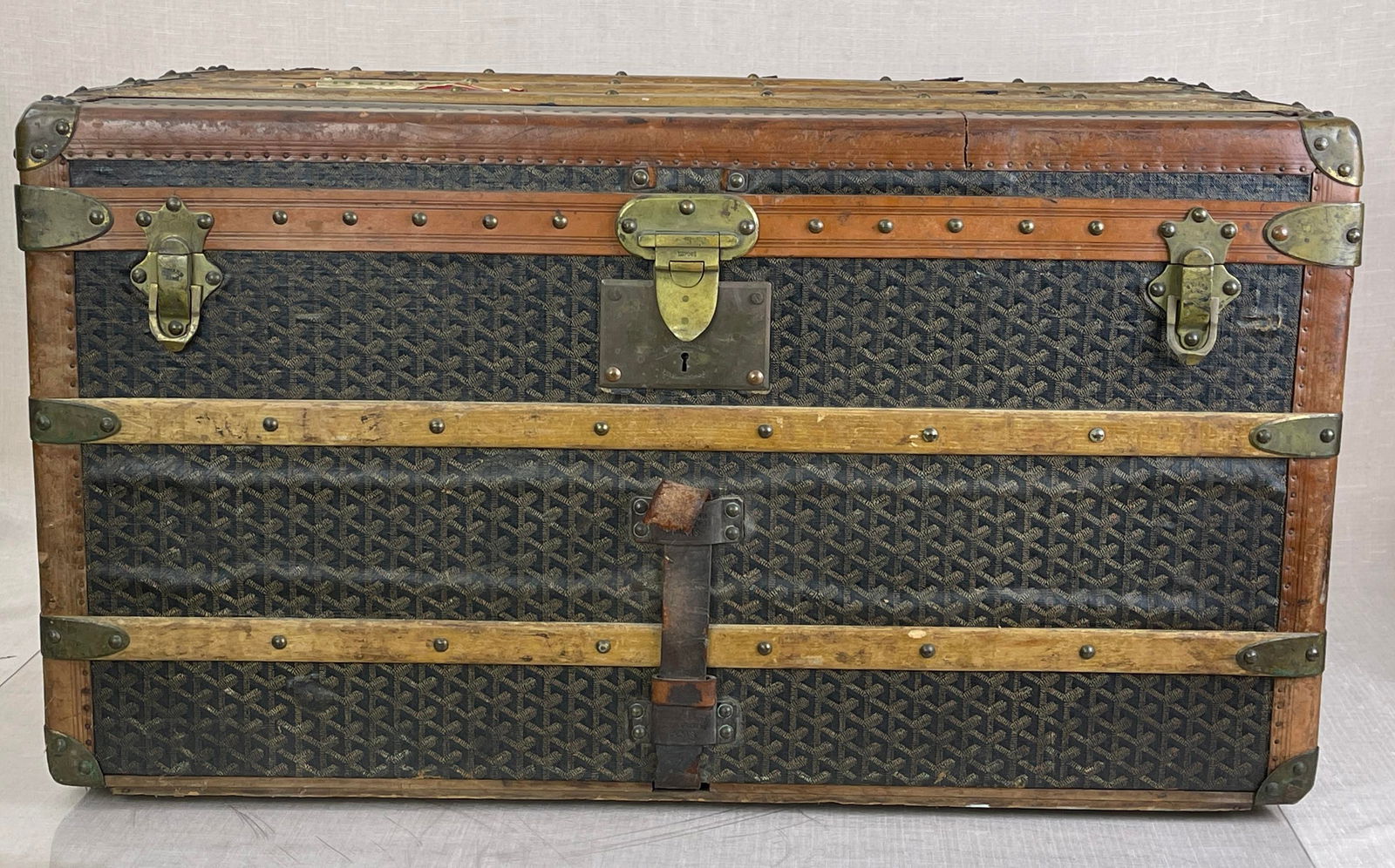 Antique Goyard Designer Trunk (1 of 20)