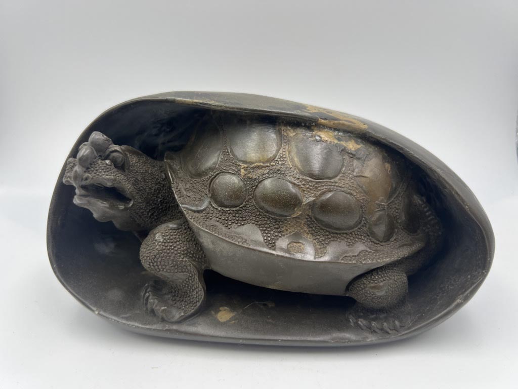 Antique Chinese Carved Soapstone Turtle (1 of 8)