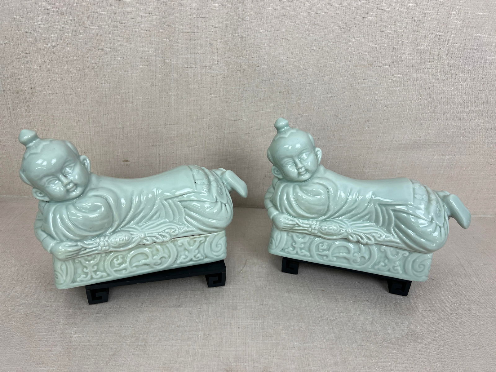 Pair of Chinese Porcelain Pillows (1 of 7)