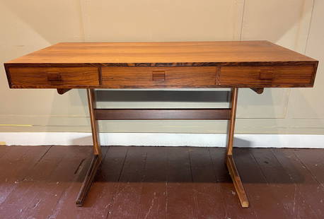 Niels Koefoed Mid-Century Modern Desk: Good condition. Ht: 28", Length: 45", Width: 21.5".