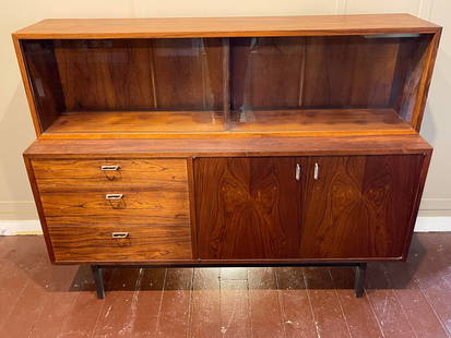 Niels Koefoed Mid-Century Modern Server: Good condition, no damage. Ht: 46", Length: 60", Width: 18"