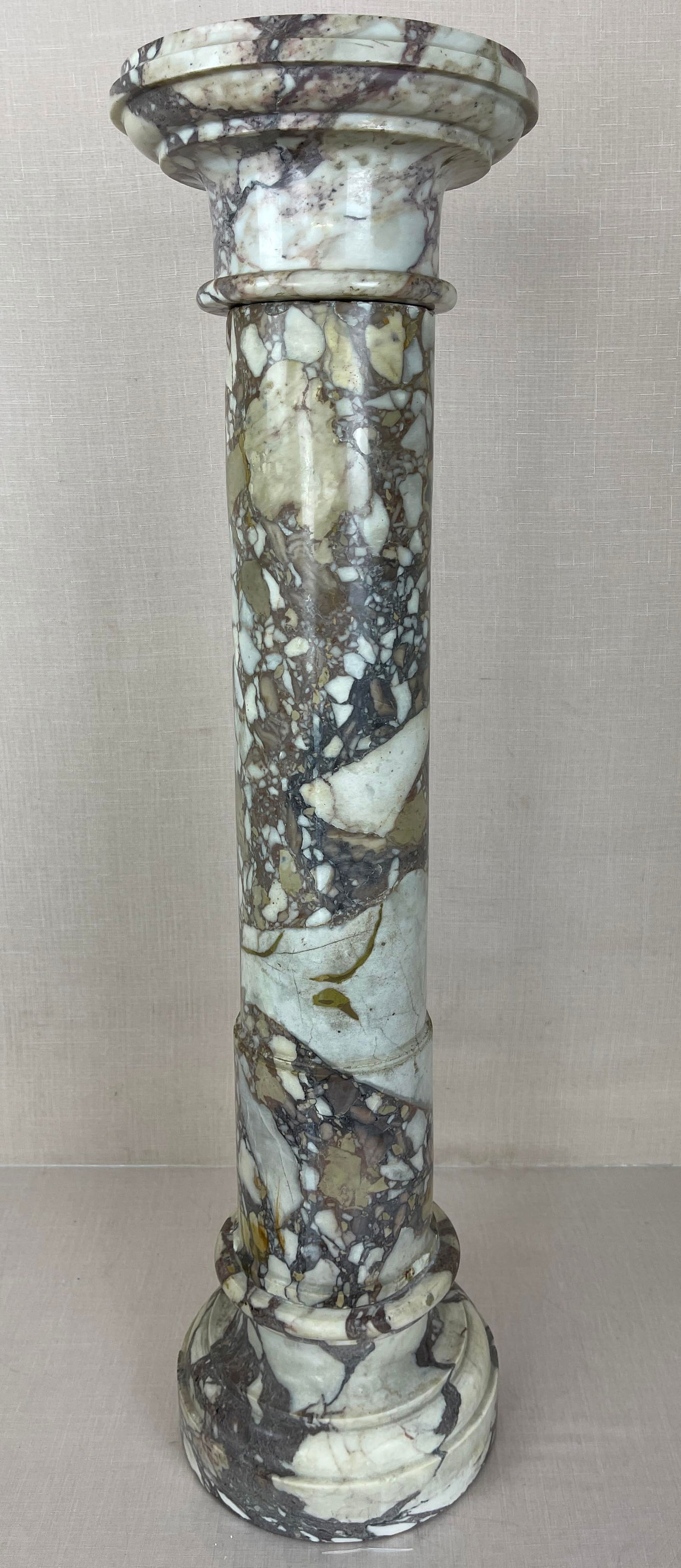 Antique Neoclassical Marble Pedestal (1 of 10)