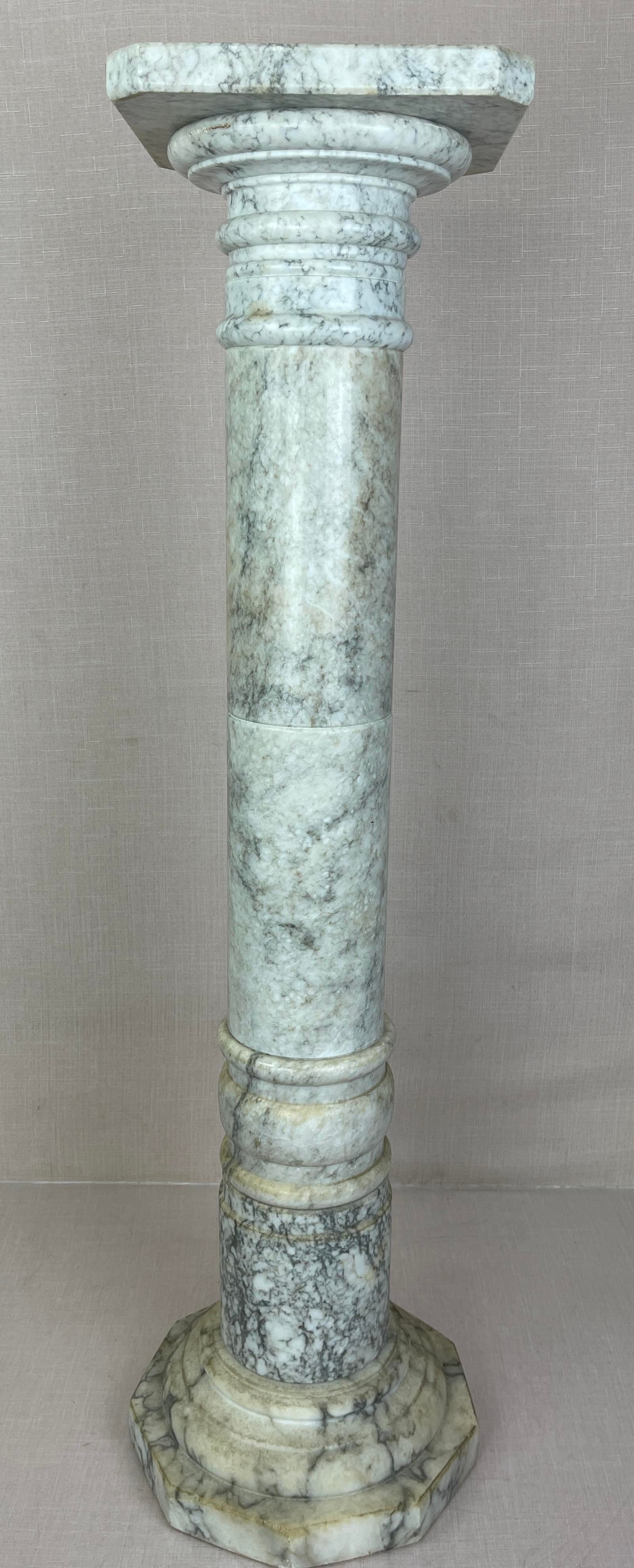 Antique Marble Pedestal (1 of 11)