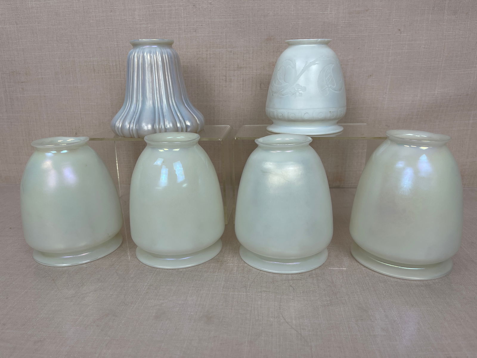 Assortment of Steuben Calcite Shades (1 of 9)