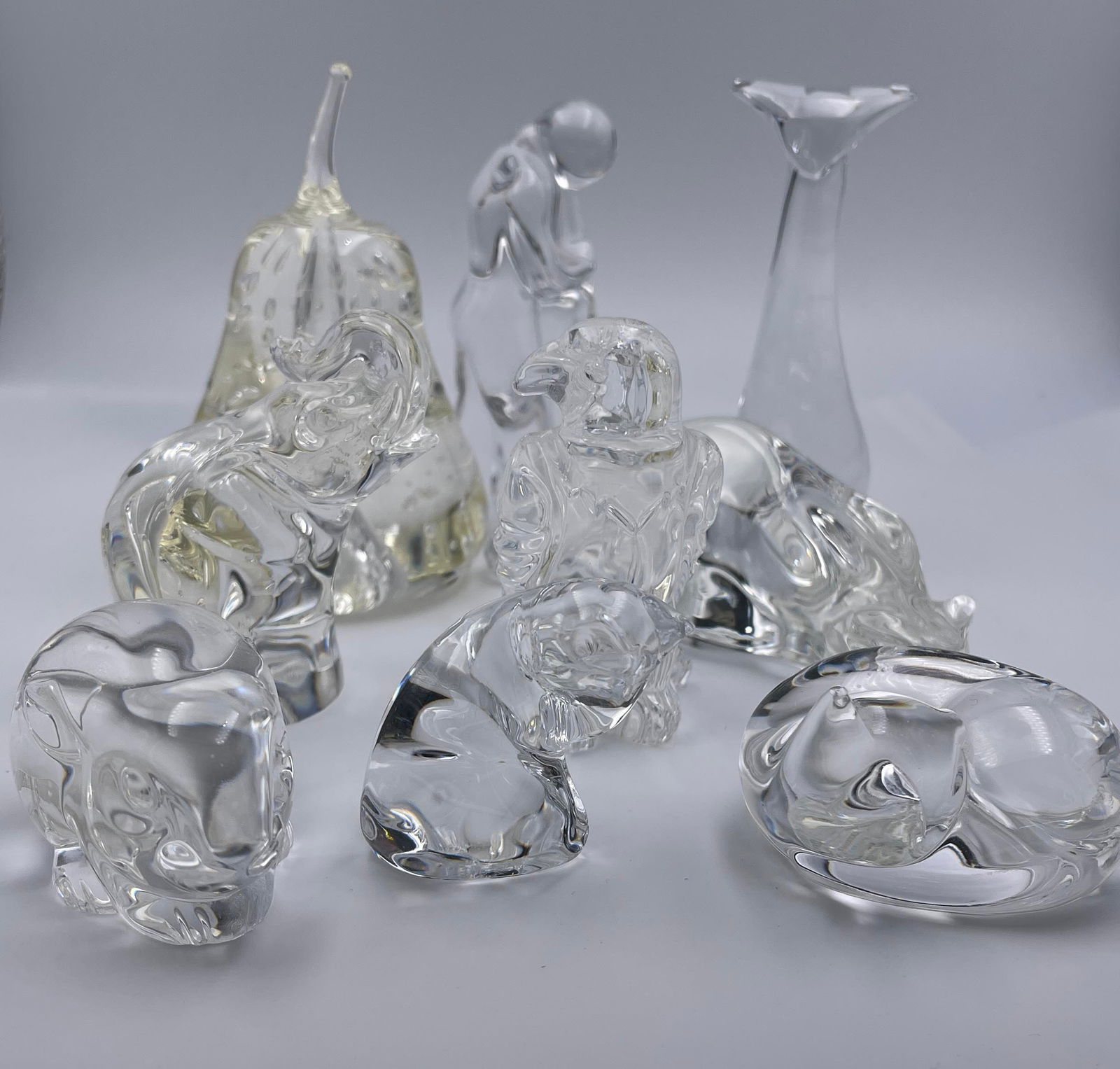 Asstd. Steuben & Baccarat Crystal Animals (1 of 7)
