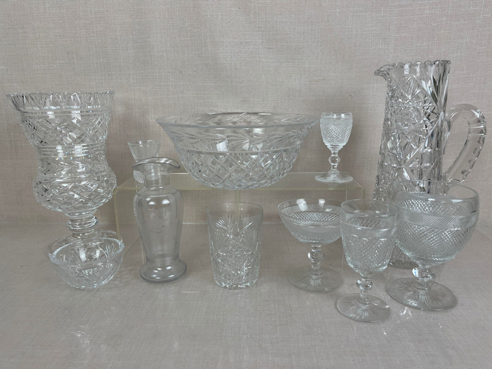 Large Assortment of Steuben and Crystal & Cut Glass (1 of 12)