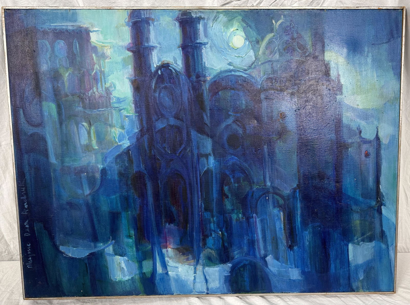 Marjorie Dean Andruk Painting Iglesia de Santa Prisca Taxco Mexico (1 of 7)