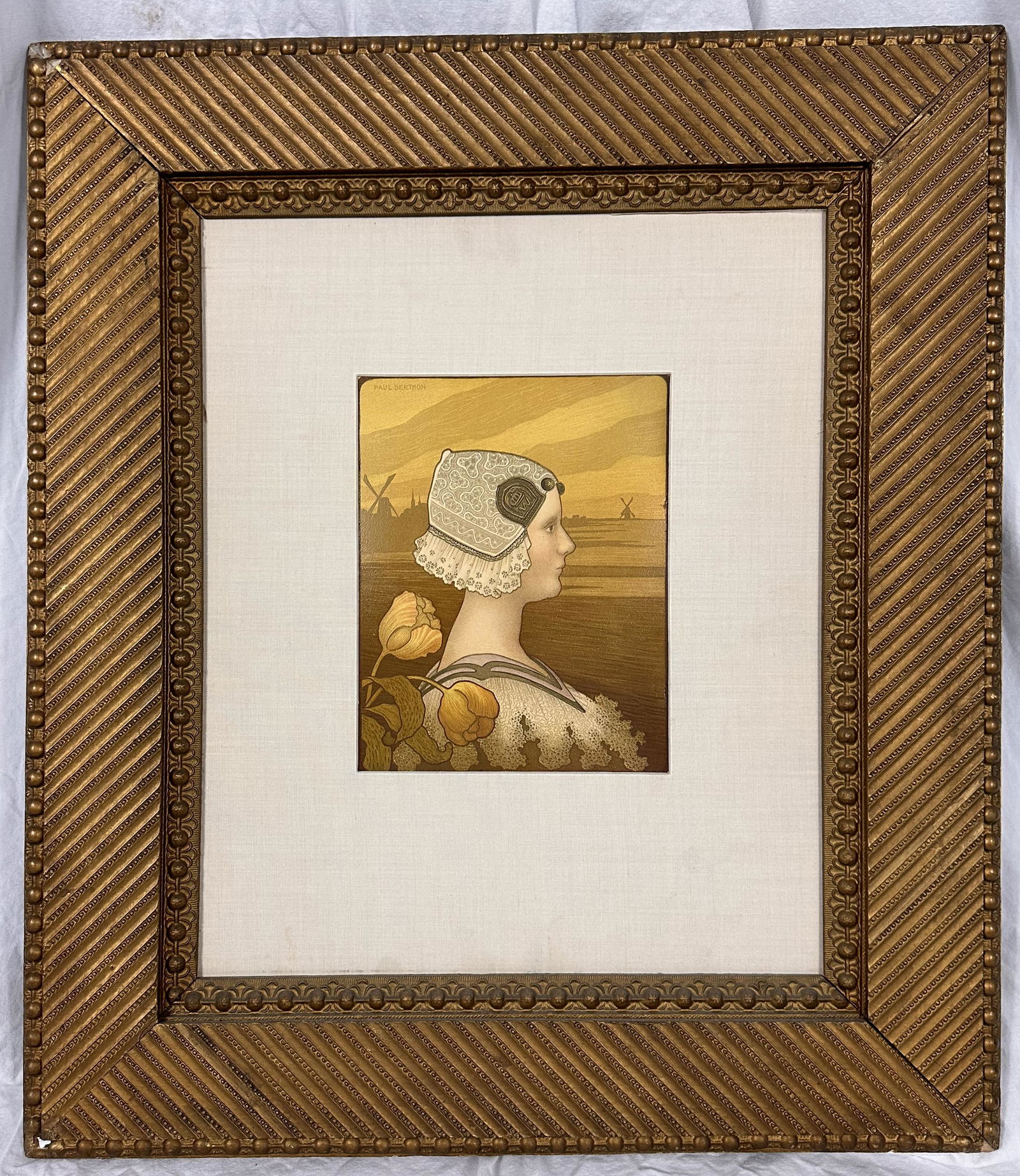 Paul Berthon "Queen Wilhelmina" Lithograph ca 1901 (1 of 5)