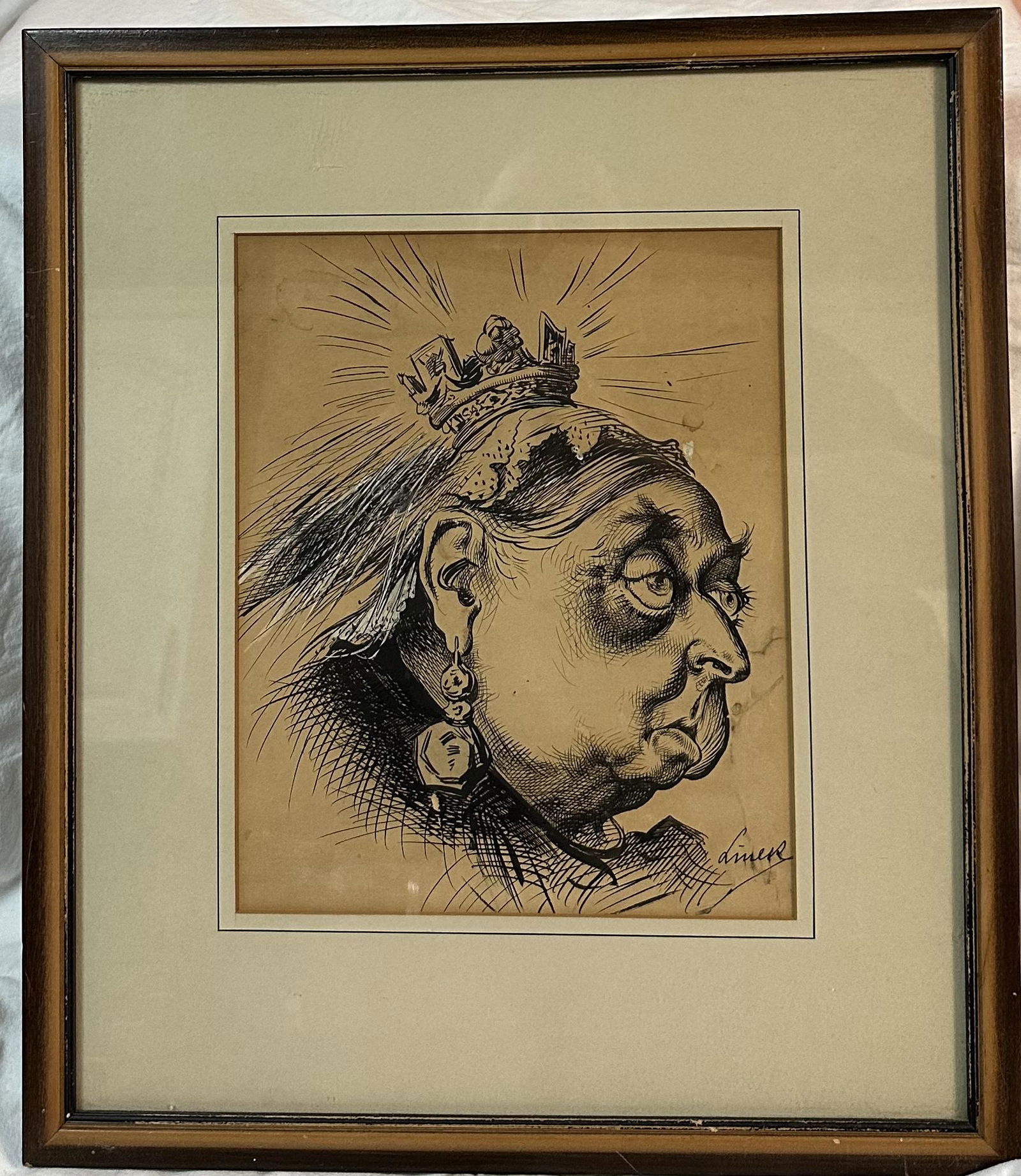 Caricature of Queen Victoria by Charles Lucien Leandre (1 of 5)