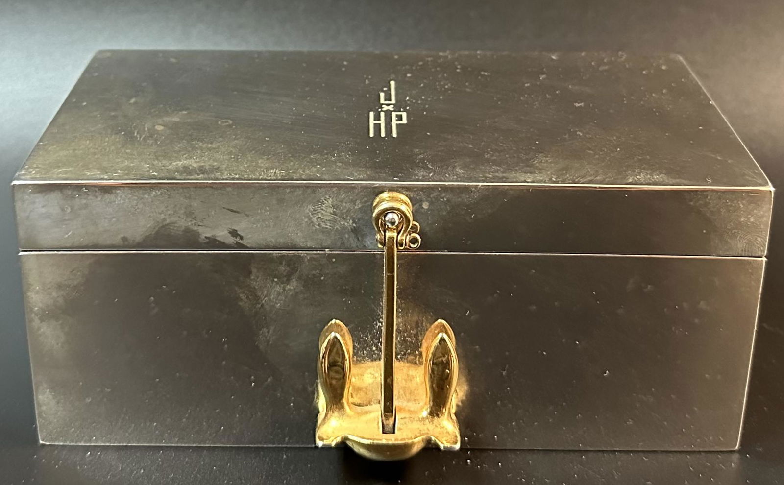 Heavy Sterling Silver Box Anchor / Marine Motif, Over 1,350 Grams! (1 of 9)