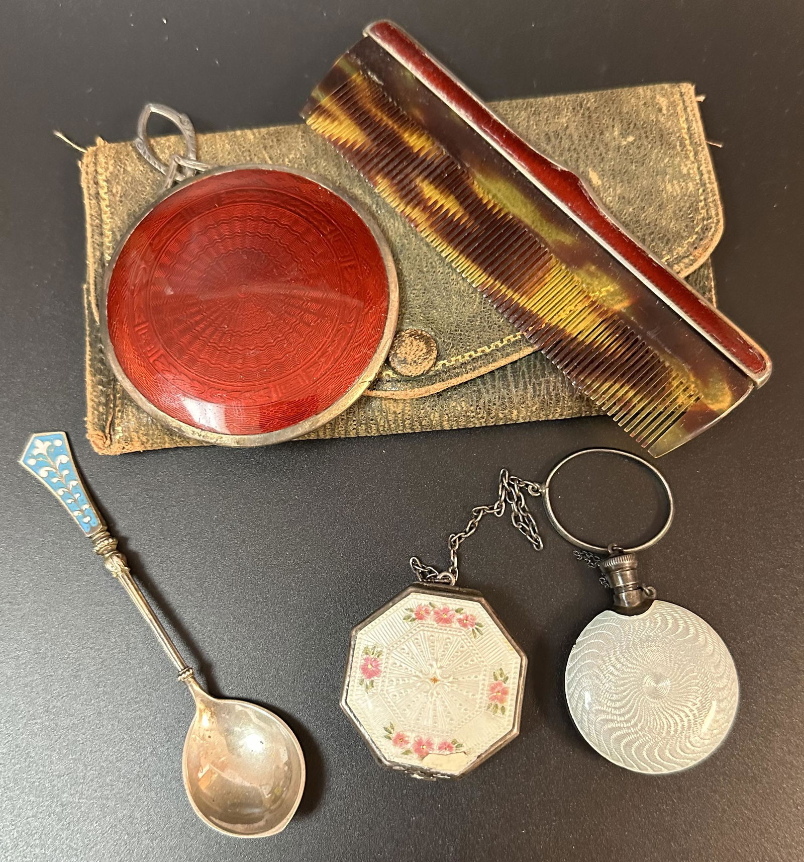 Silver and Enamel Items Lot B (1 of 3)