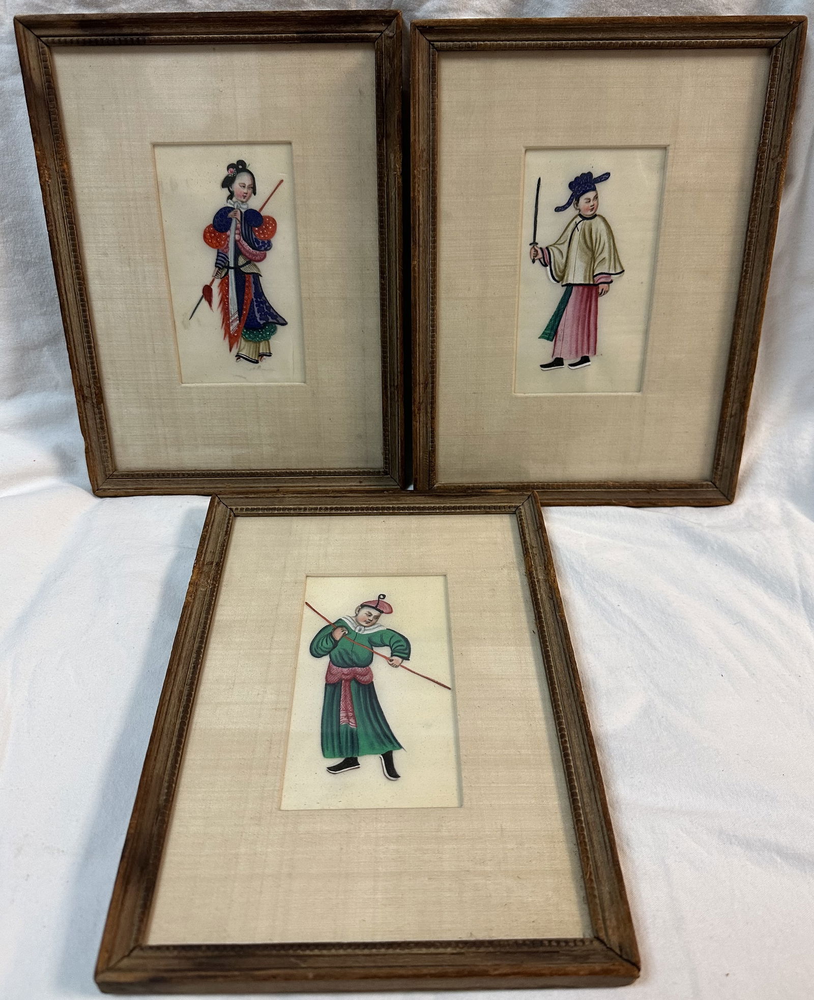 Three Framed Chinese Watercolors (1 of 4)