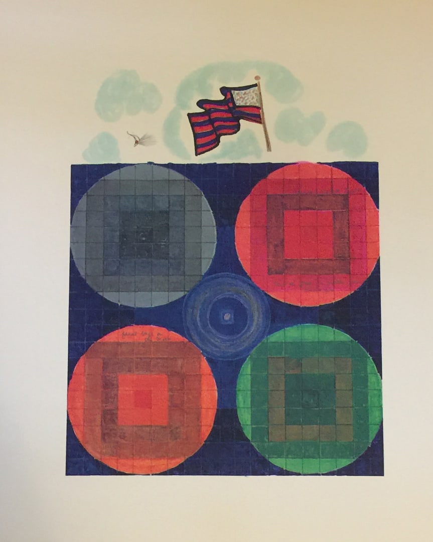 Group of Eight 1972 Lithographs on Heavy Stock Paper - A (1 of 12)