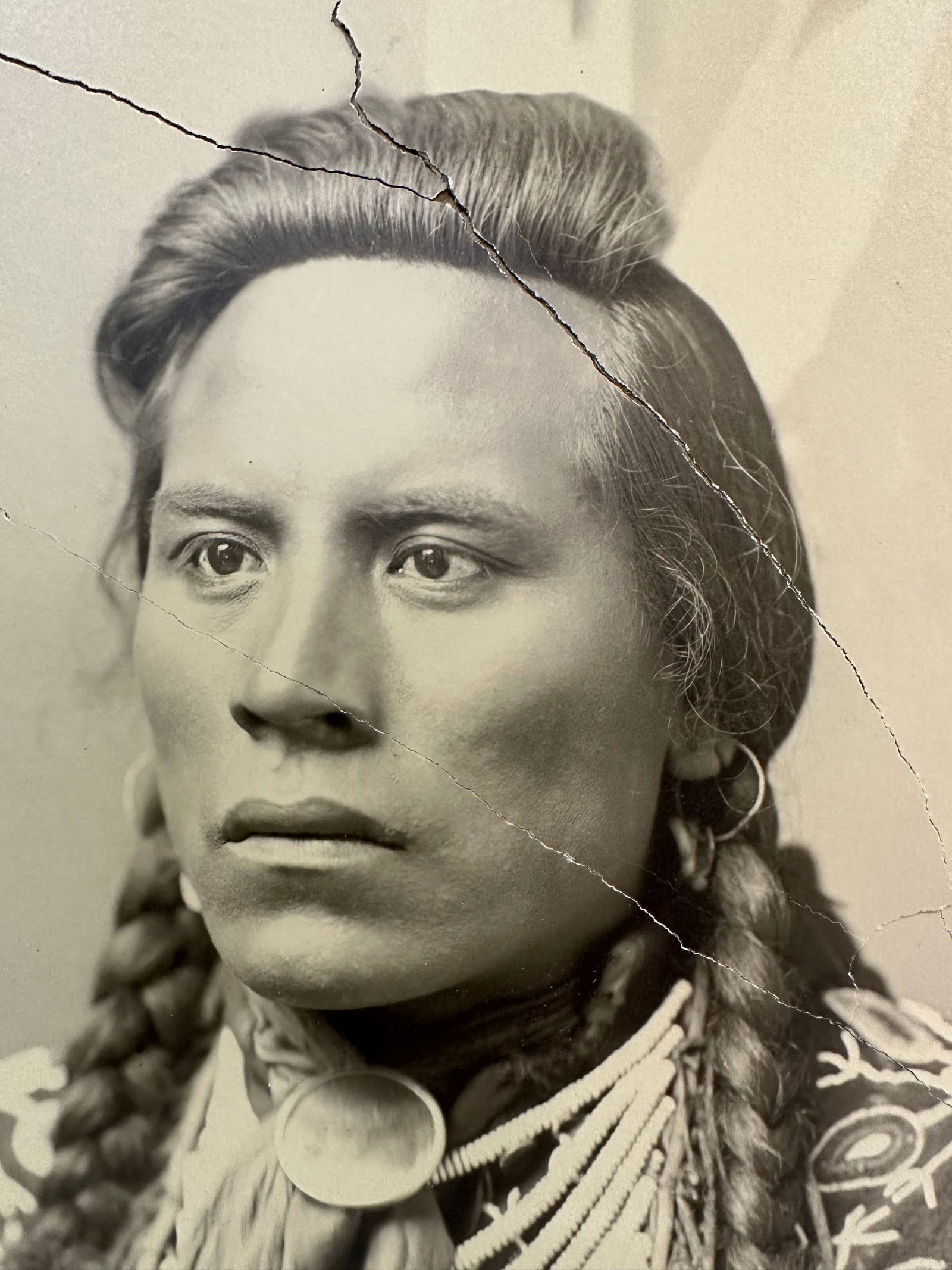 George Custer's Scout, Curley, Large Format Photograph by F. Jay Haynes (1 of 2)