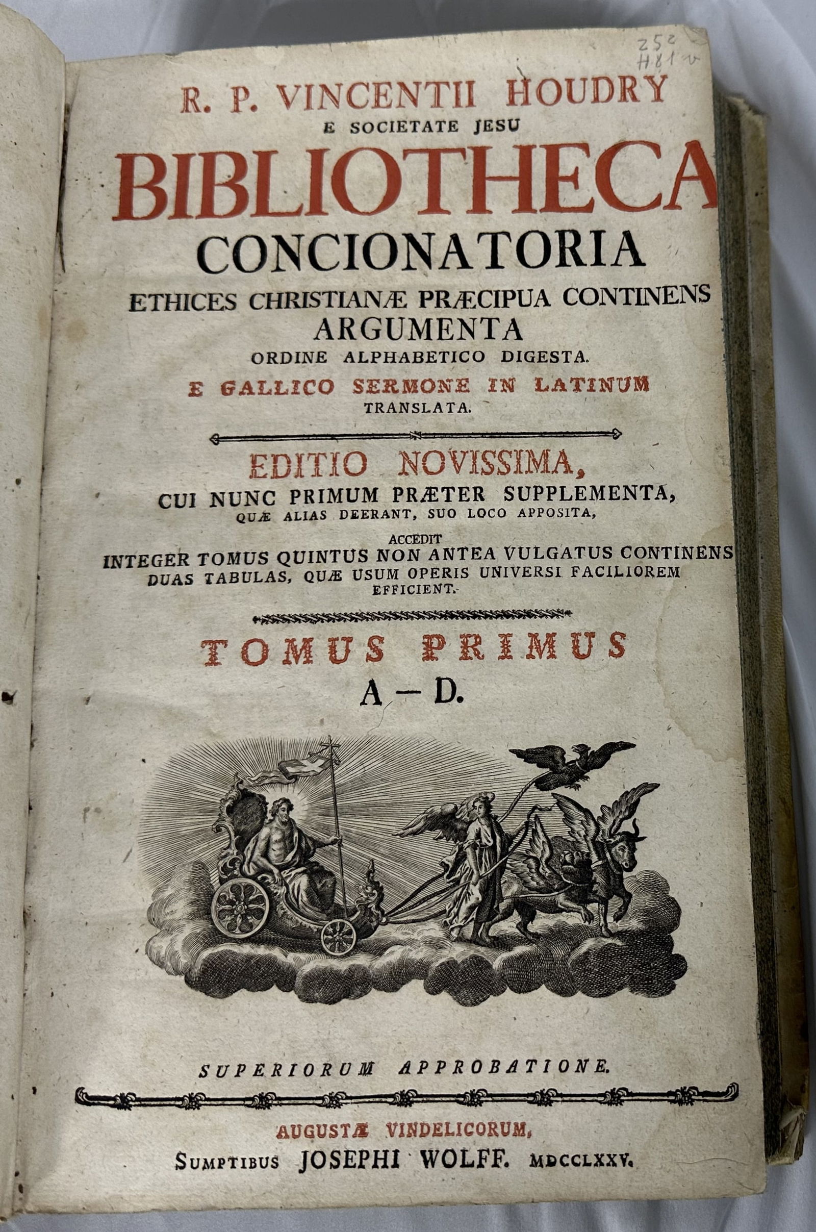 Books 1775 Five Books in Four Bindings Bibliotheca Concionatoria (1 of 8)