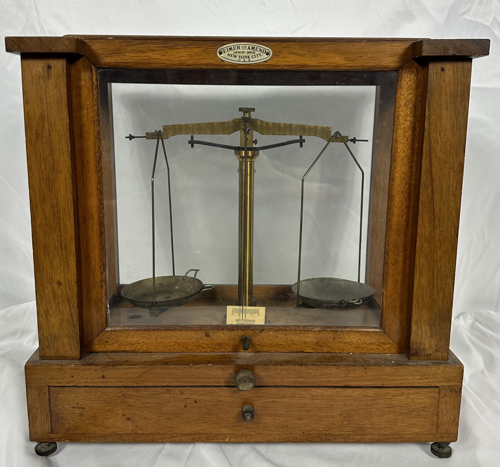 Antique Pharmacist Scale Eimer and Amend (1 of 9)